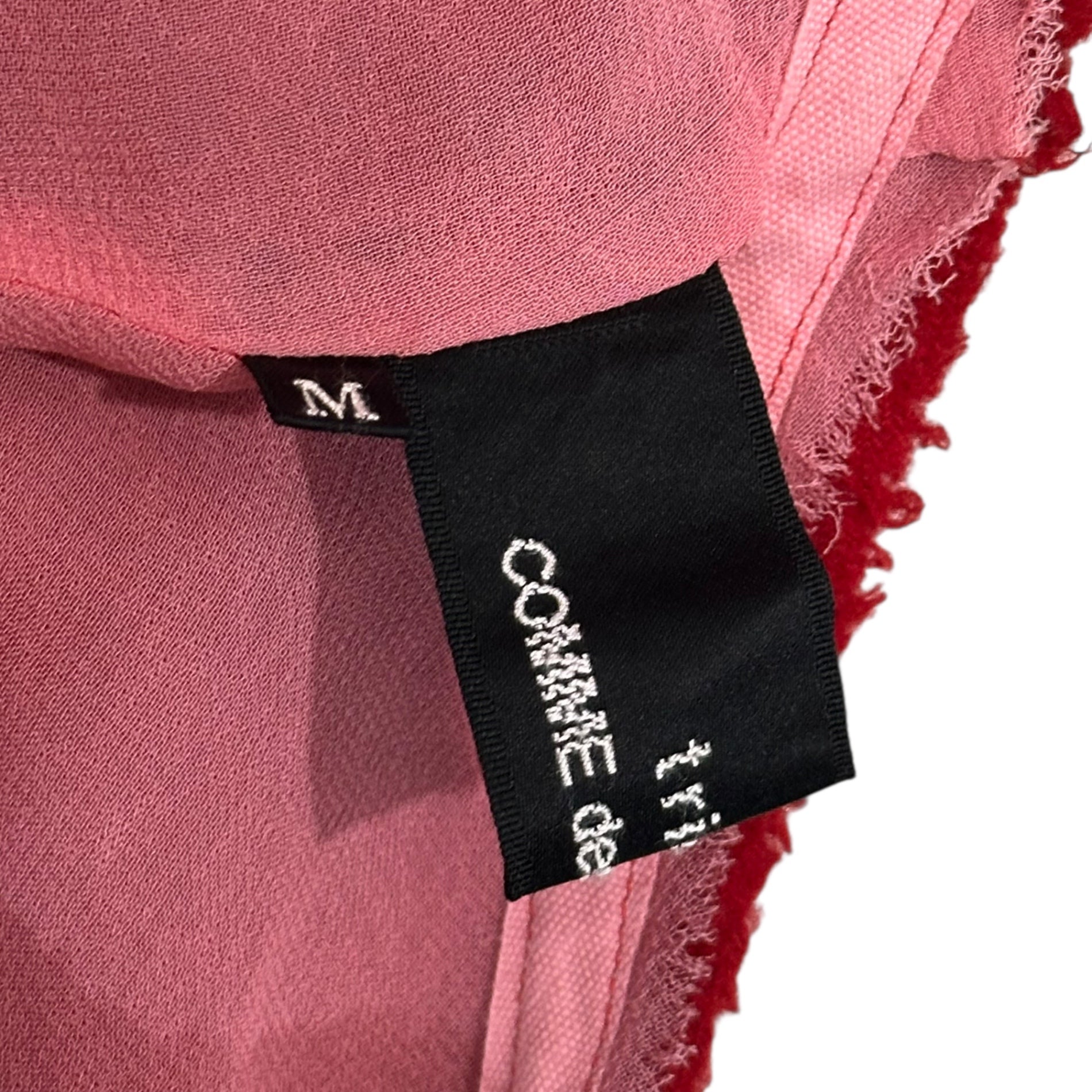 tricot COMME des GARCONS(トリココムデギャルソン) 06AW Wool Layered Product-Dyed Sleeveless Blouse ウール レイヤード 製品染め ノースリーブ ブラウス TR-B019 M レッド AD2006