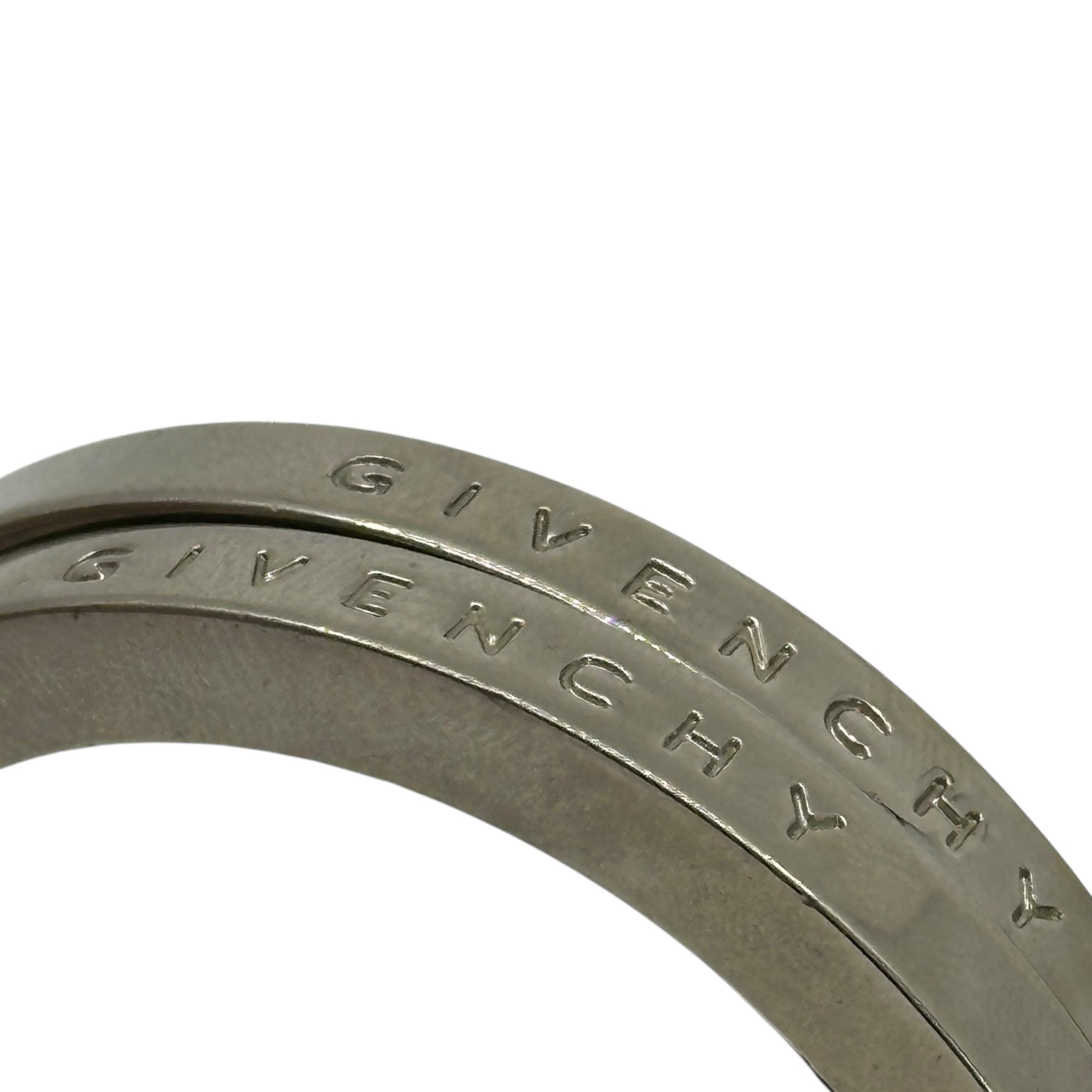 GIVENCHY(ジバンシィ) Stripe Ring Belt ストライプ リング ベルト M ネイビー×ブラウン