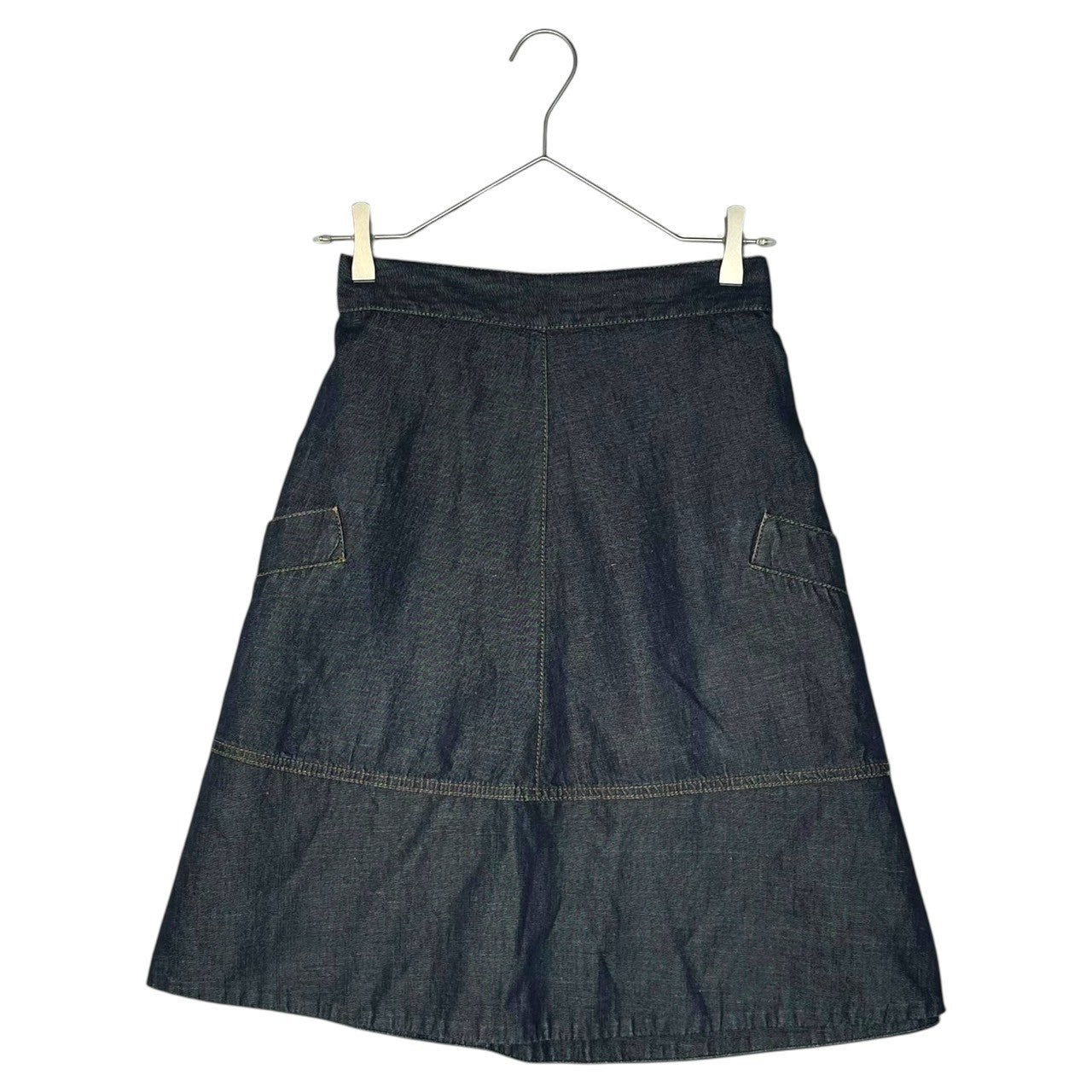 MARNI(マルニ) Front pocket Trapezoid Denim Skirt フロントポケット 台形 デニム スカート W13GOJDO01HM0TCP65 38(M程度) インディゴ