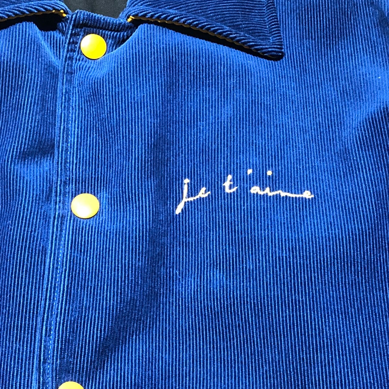 Saint Laurent(サンローラン) 17AWコーデュロイブルゾン 485686 Y006R 44(Mサイズ程度) ブルー