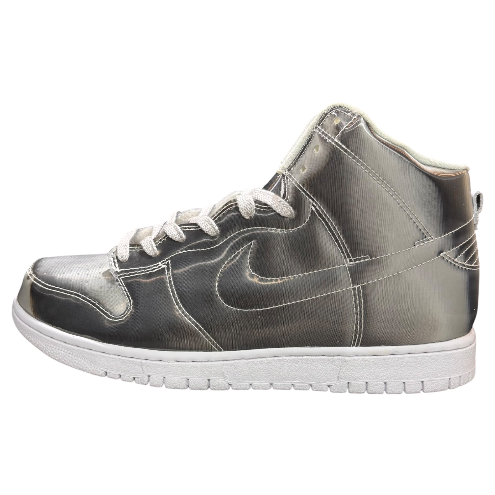 NIKE(ナイキ) Dunk High Silver/Flux ダンクハイ シルバー スニーカー DH4444-900 27.5cm シルバー CLOT(クロット)