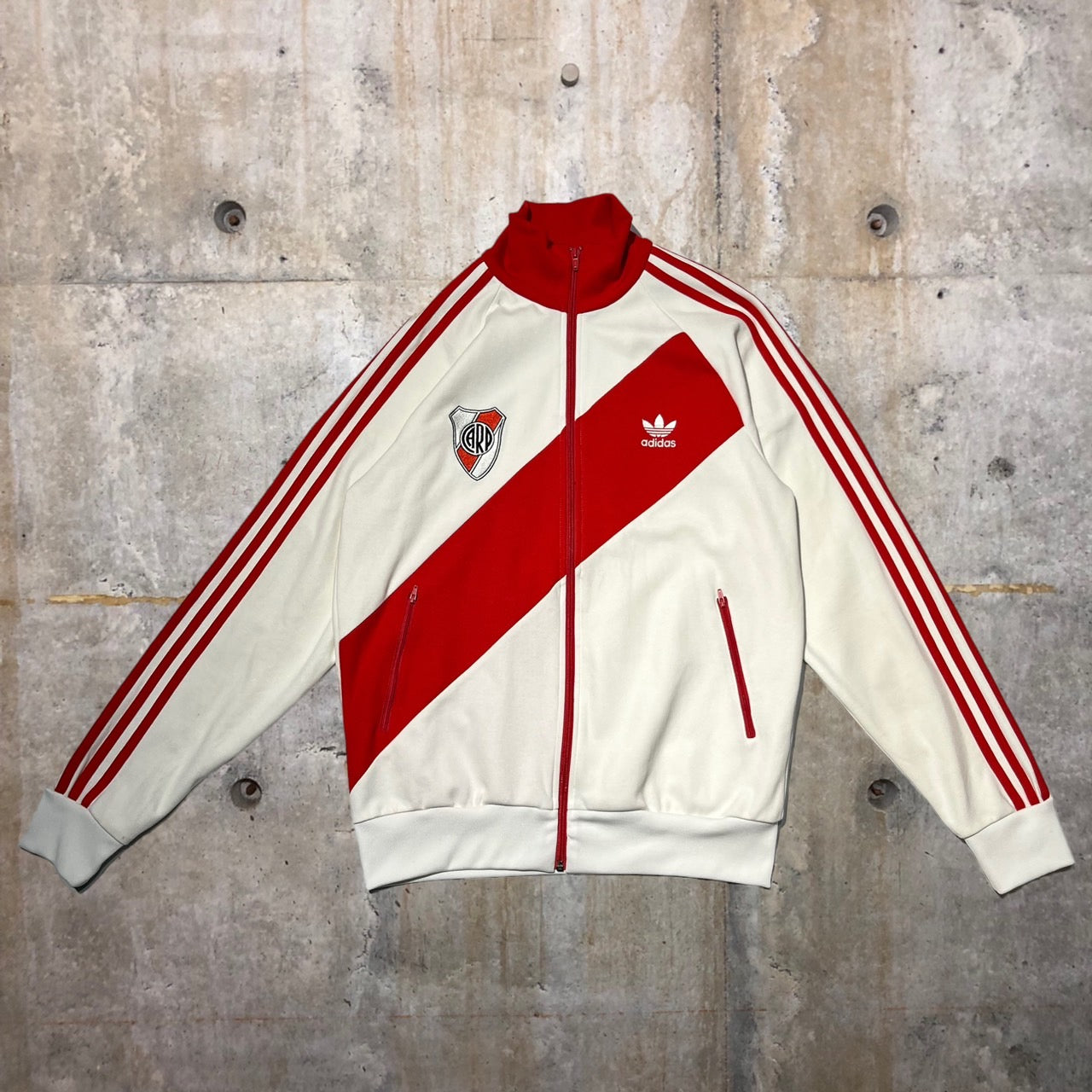 adidas(アディダス) 00s "River Plate"トラックジャケット AK9001 105(Lサイズ程度) レッド