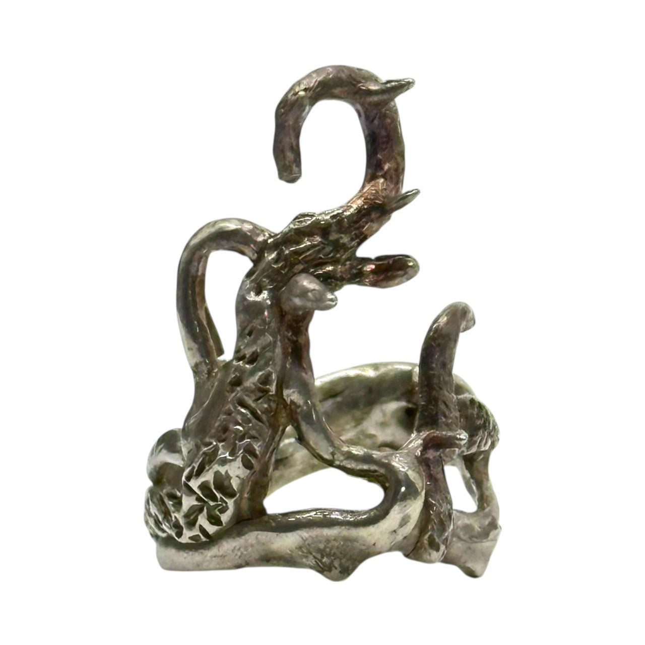 STONE BELLY(ストーンベリー) 925 Silver Thorned Dragon Tail Ring ソーンズ ドラゴンテイル リング シルバー 11号 シルバー 指輪 ストックホルム発ブランド