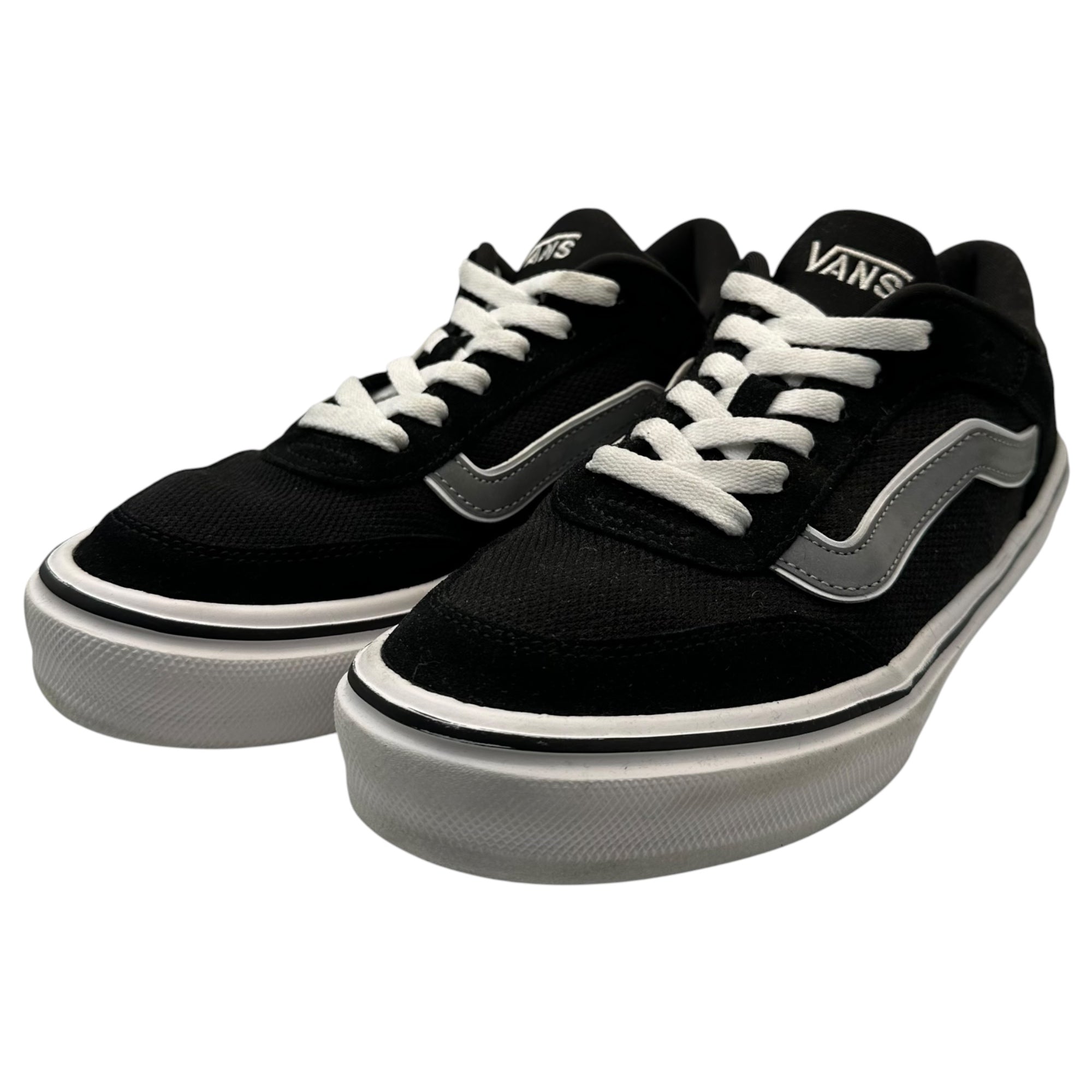 VANS(バンズ) SCLIPT Low-top sneakers スクリプト ローカット スニーカー V3854 662237-0004 27cm ブラック×ホワイト×シルバー
