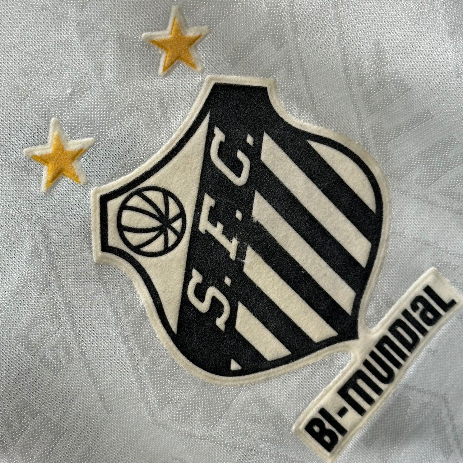 DELEEERRA (デレルバ) 1992 Santos FC S/S Match Shirt サントスFC 半袖 ゲームシャツ 表記消(L程度) ホワイト コカ・コーラ スポンサー 企業ロゴ