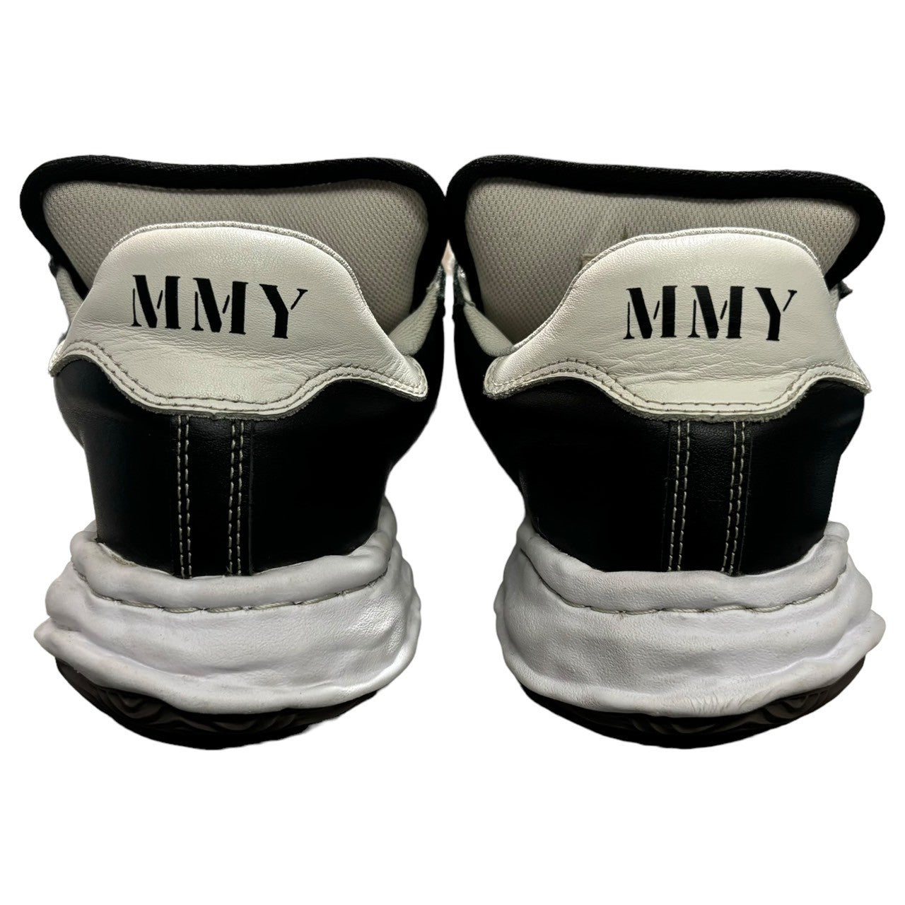 Maison MIHARA YASUHIRO(メゾンミハラヤスヒロ) "BLAKEY" original stc sole leather puffer Low-Top sneaker ブレイキ― パファー オリジナルソール レザー スニーカー A12FW723 42(26.5cm程度) ブラック