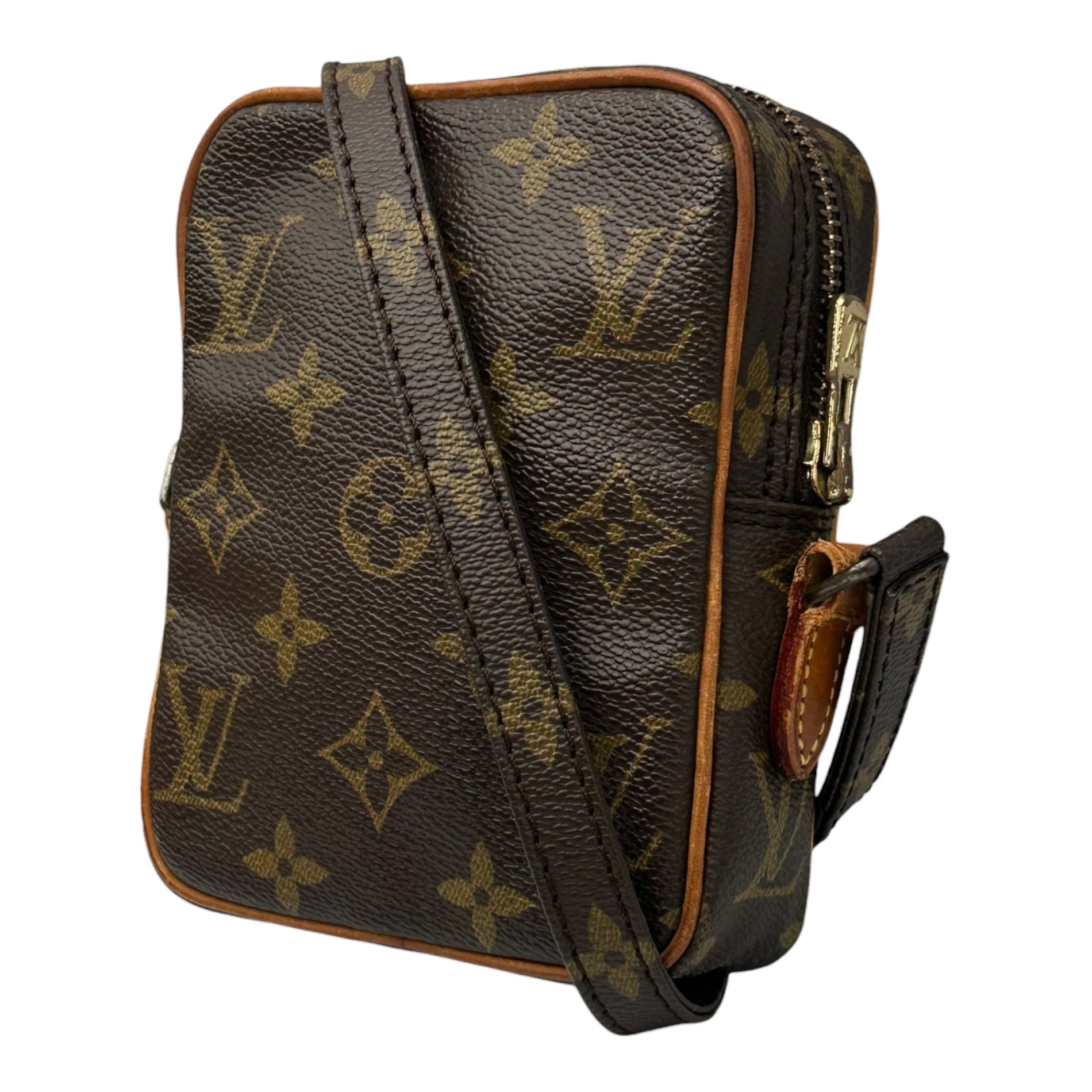 LOUIS VUITTON(ルイヴィトン) 1980’s Mini Danube - Monogram ミニ ダヌーブ - モノグラム M45268 ブラウン 80年代 SL8907 ショルダー バッグ