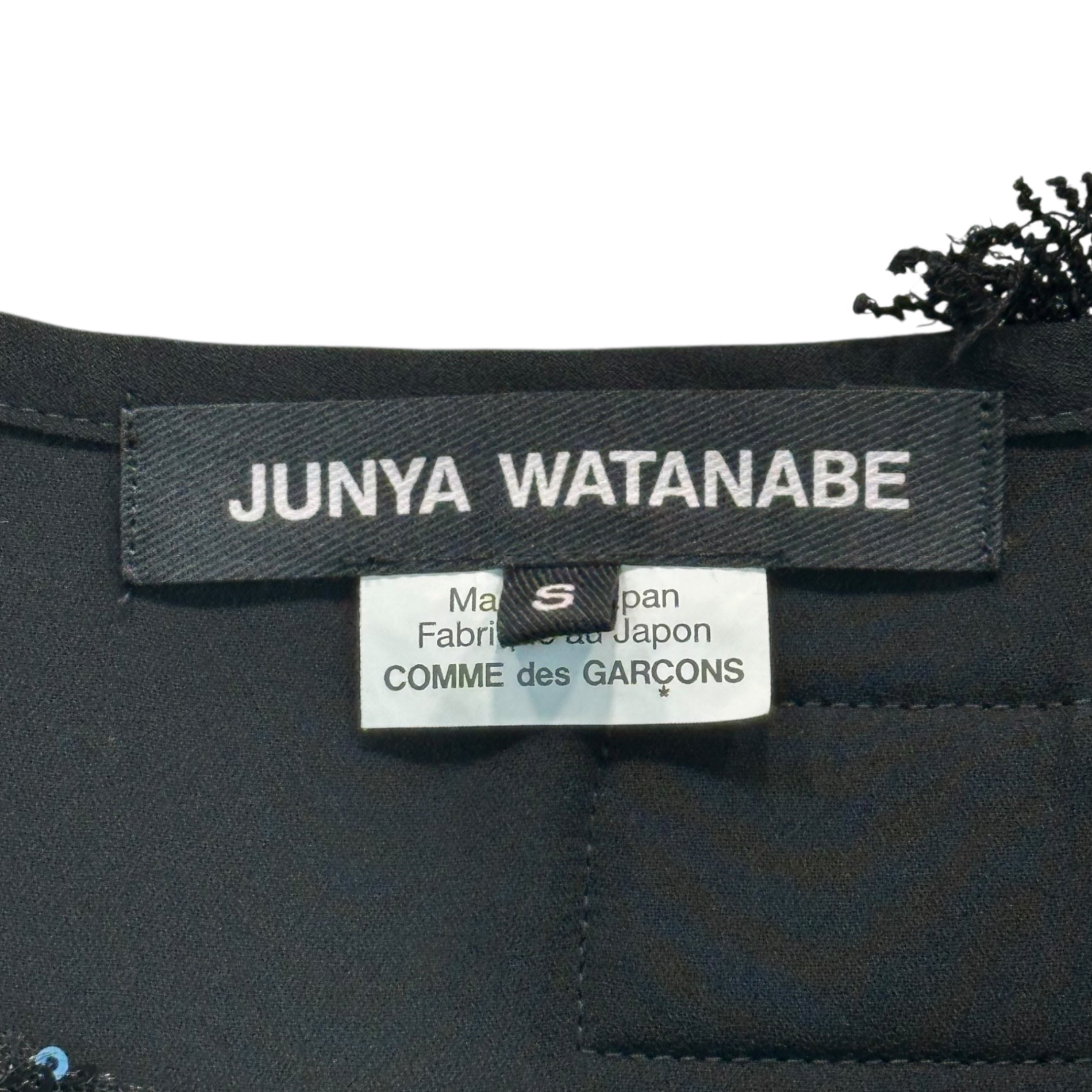 【SALE対象外】JUNYA WATANABE(ジュンヤワタナベ) 24AW Multi-Fabric Transformable Dress マルチ ファブリック 変形 ワンピース JN-B001 S ブラック AD2024