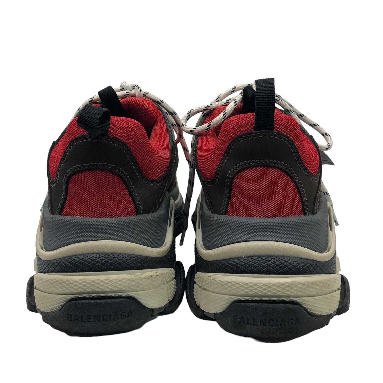 BALENCIAGA(バレンシアガ) 19SS Triple S shoes トリプルエス 516440 28.5cm レッド 箱付 ダット 厚底 テック ボリューム スニーカー