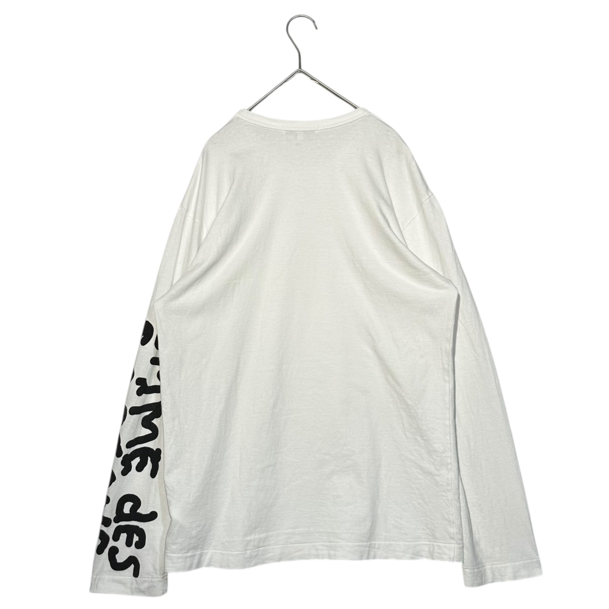 COMME des GARCONS(コムデギャルソン) 23SS "Artwork by Alisa Yoffe" L/S Tee アリサ ヨッフェ グラフィック プリント 長袖 Tシャツ OK-T102 L ホワイト 青山店 コラボ カットソー