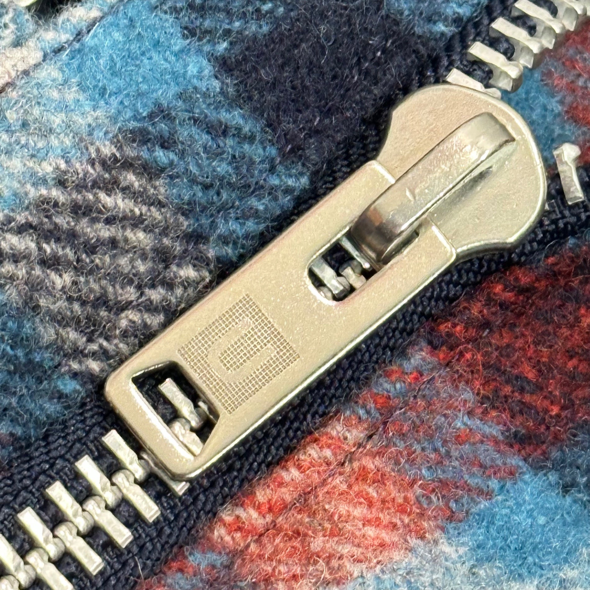 UNDERCOVERISM(アンダーカバイズム) 08AW UNREAL REAL CLOTHES期 Shearling Wool Check Rider Jacket ボア ウール チェック ライダース ジャケット B4212 2 ブルー×レッド