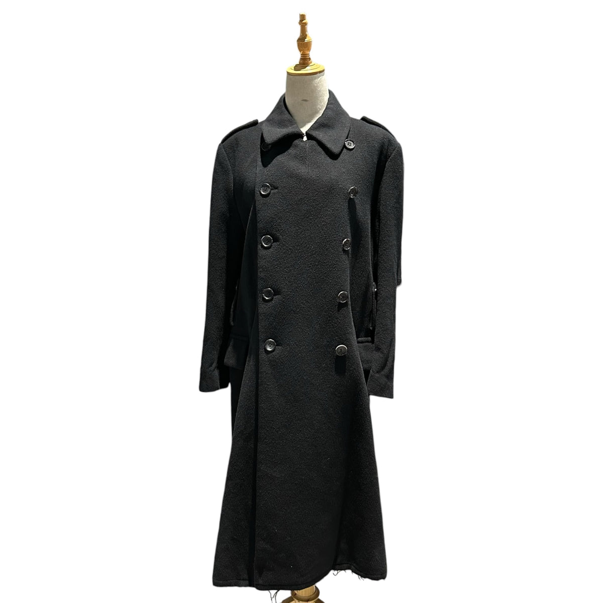 COMME des GARCONS(コムデギャルソン) 1994AW Double-Breasted Wool Long Coat ダブルブレスト ウール ロング コート GC-040120 表記無(FREE) ブラック 90年代 90's