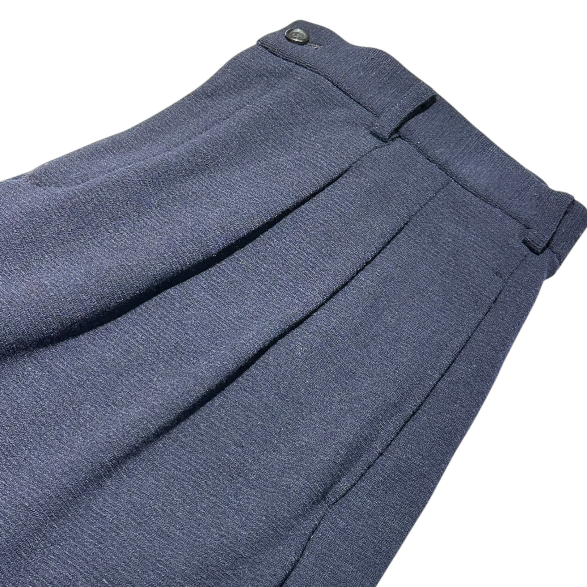 COMME des GARCONS COMME des GARCONS(コムデギャルソンコムデギャルソン) 14AW Stretch Wide Baggy Gaucho Shorts ストレッチ ワイド バギー ガウチョ ショーツ RN-S016 M ネイビー AD2014
