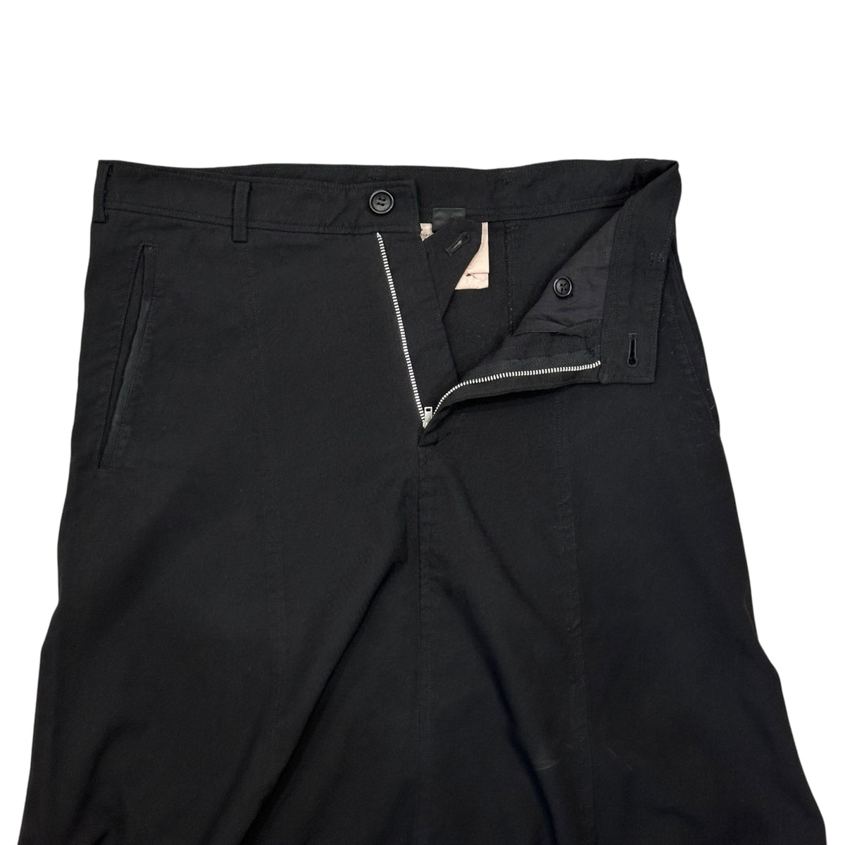 COMME des GARCONS(コムデギャルソン) 2008AW Polyester Sarouel Pants ポリエステル サルエル パンツ GB-P046 SS ブラック AD2008 00s アーカイブ 男性着用可能