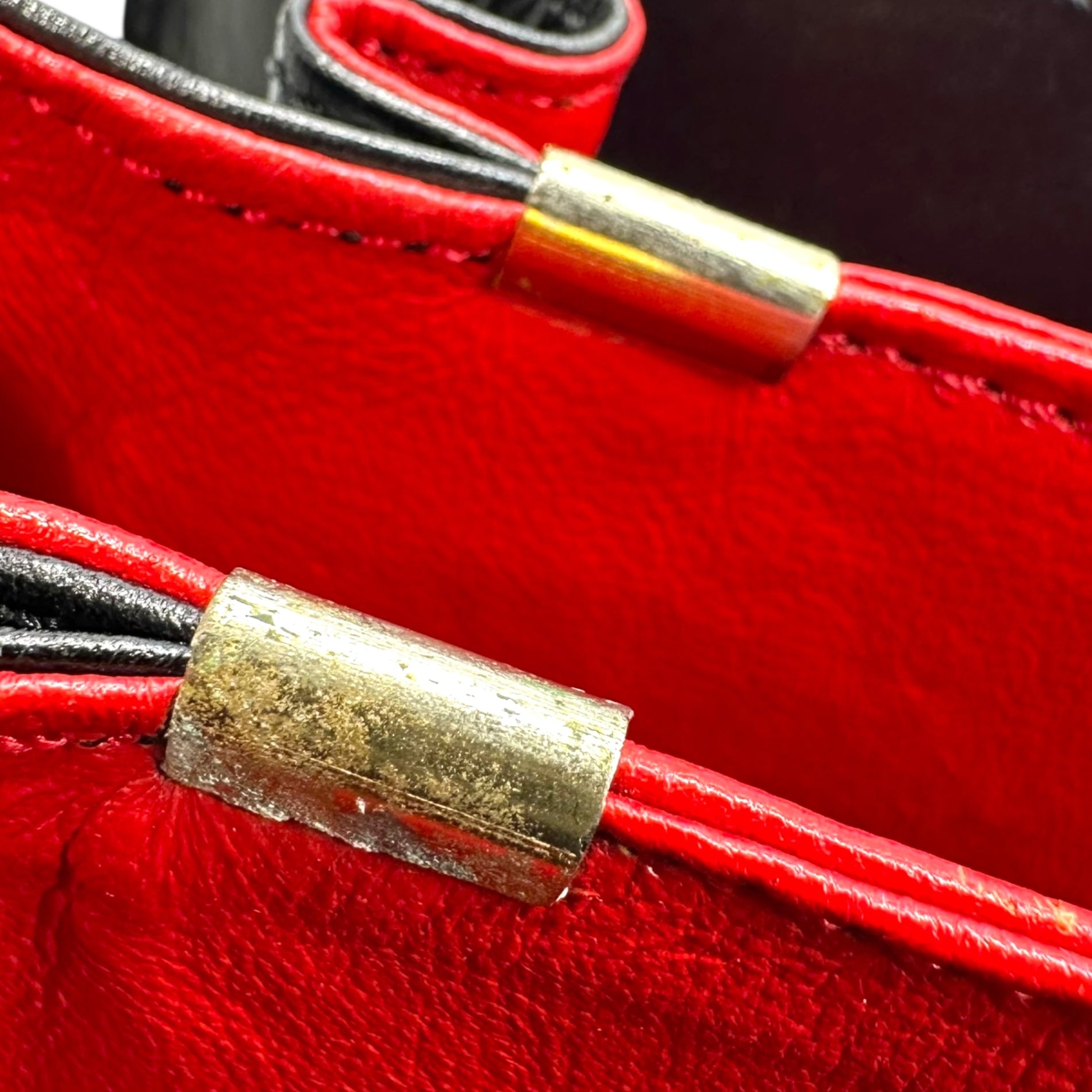 CELINE(セリーヌ) 00's Vintage Big Circle Logo Shoulder bag ヴィンテージ ビッグ サークル ロゴ ショルダー バッグ F/01 ブラック×ゴールド