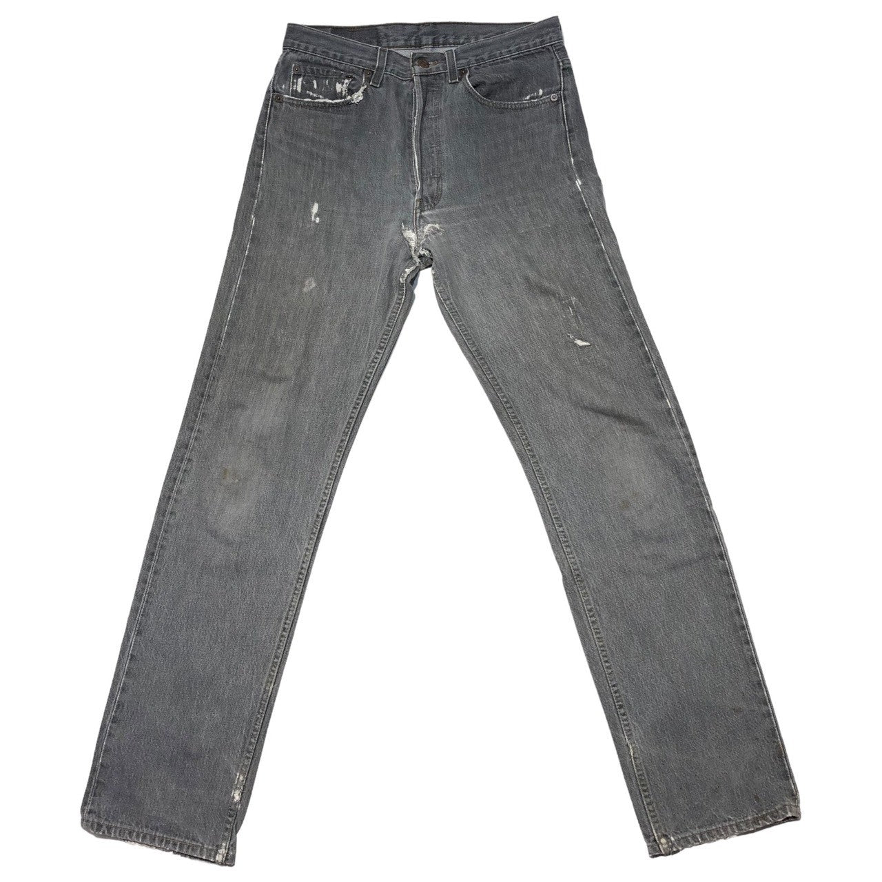 Levi's(リーバイス) 90's 501 black denim pants ブラック デニム パンツ 501-0658 W31 L34 グレー 先染め 1998年製造 USA製 90年代 ヴィンテージ