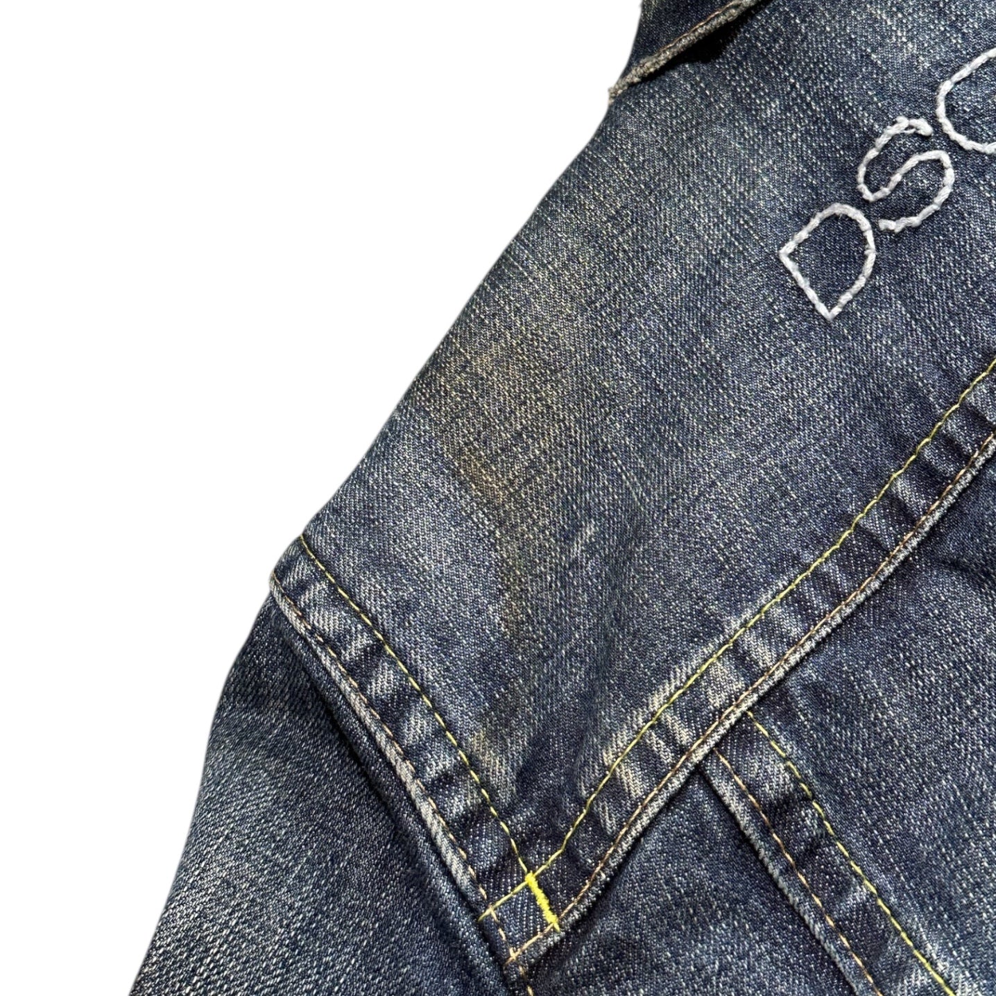 DSQUARED2(ディースクエアード) Back Pocket Remake Denim Jacket バックポケット リメイク デニム ジャケット 48(M) インディゴ