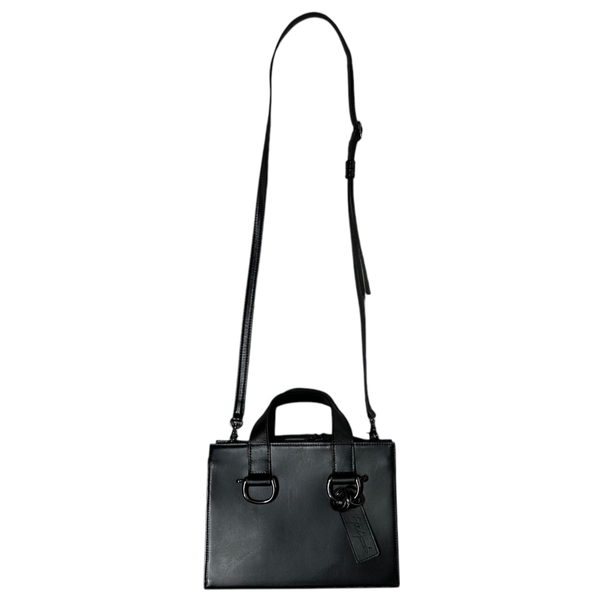 discord Yohji Yamamoto(ディスコード ヨウジヤマモト) Zipper Tote(mini) ジッパー トート ミニ 2WAY ショルダー バッグ DA-I82-786-1-02 MINI ブラック