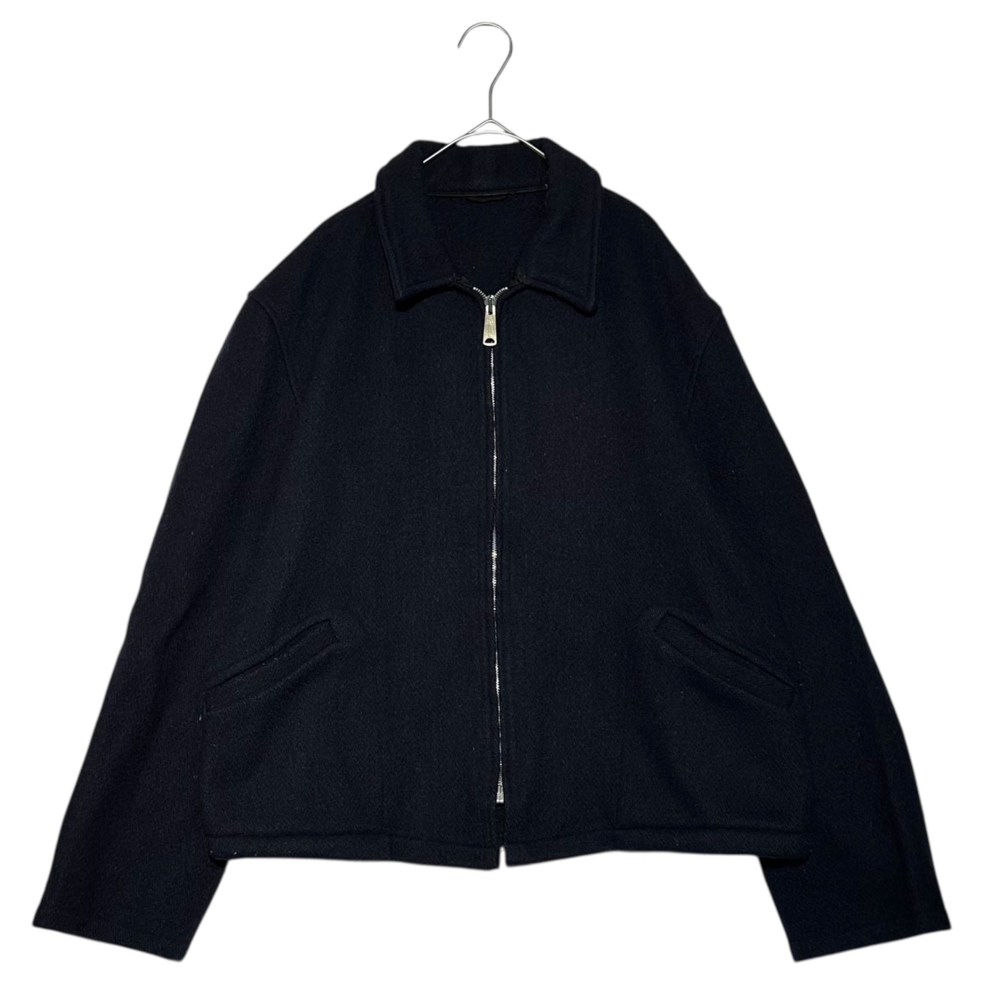 monogram(モノグラム) 90's Zip-up wool single jacket 90年代 ジップアップ ウール シングル ジャケット L ネイビー