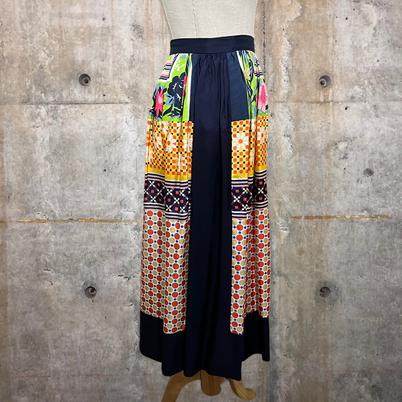 tricot COMME des GARCONS(トリココムデギャルソン) 02SS総柄マキシスカート TS 02007S S ミックス AD2001