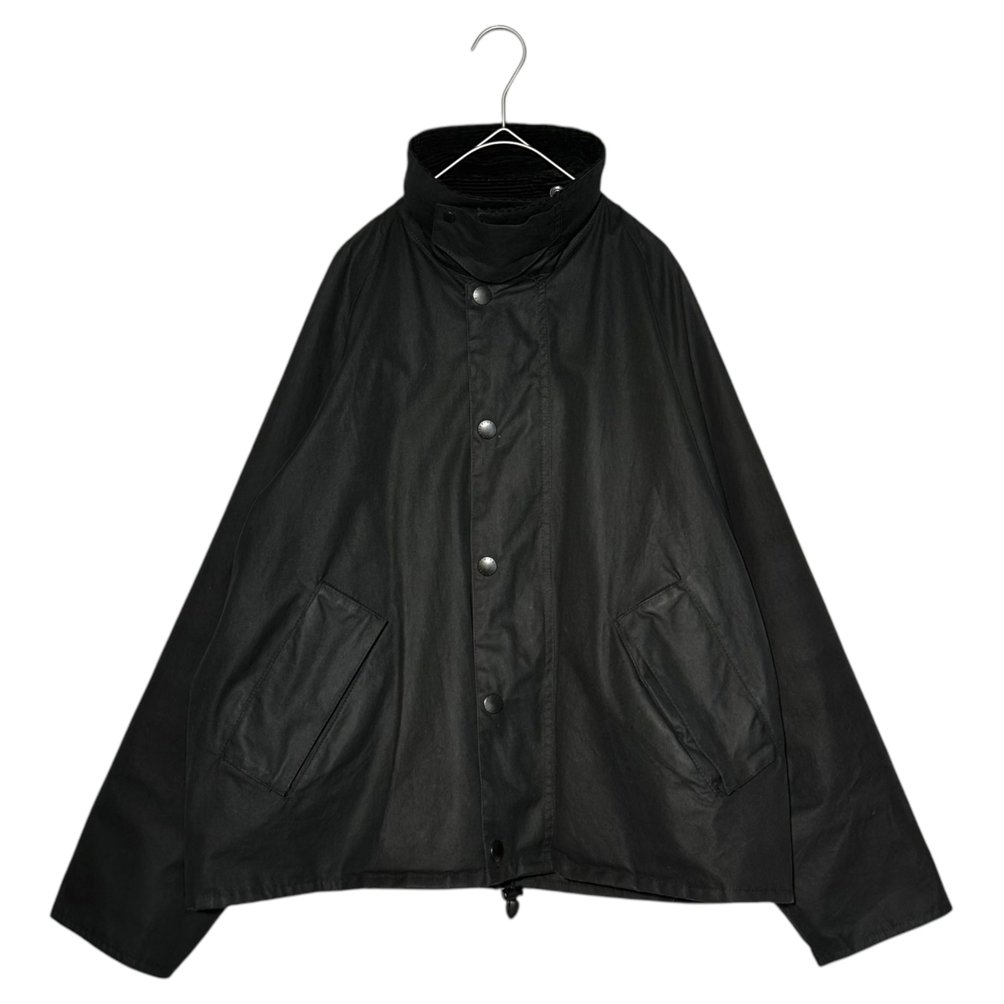 Barbour(バブアー) TRANSPORT WAX トランスポート ワックス ジャケット 232MWX1678 36(S程度) ブラック オイルド ショート丈