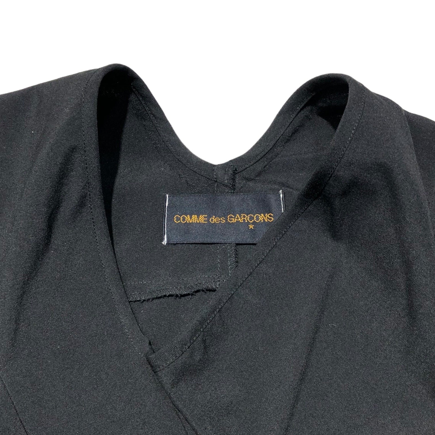 COMME des GARCONS(コムデギャルソン) 90's A blouse that expresses a twist 捻じれを表現したブラウス 90年代 GB-100340 FREE ブラック AD1997 サイドジップ 稀少アイテム