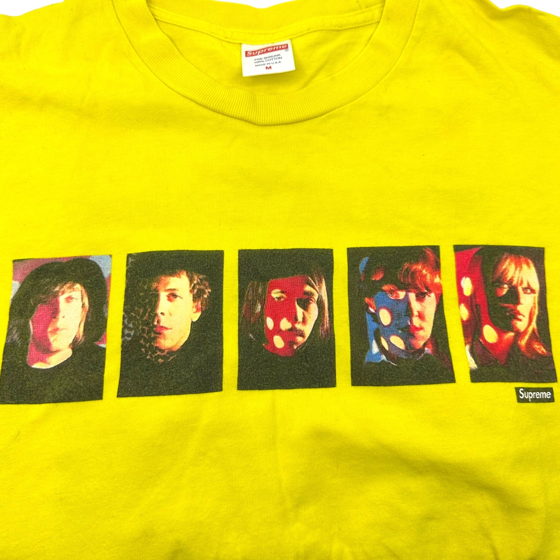 SUPREME(シュプリーム) 19AW The Velvet Underground & Nico Tee ベルベット アンダーグラウンド & ニコ Tシャツ M イエロー