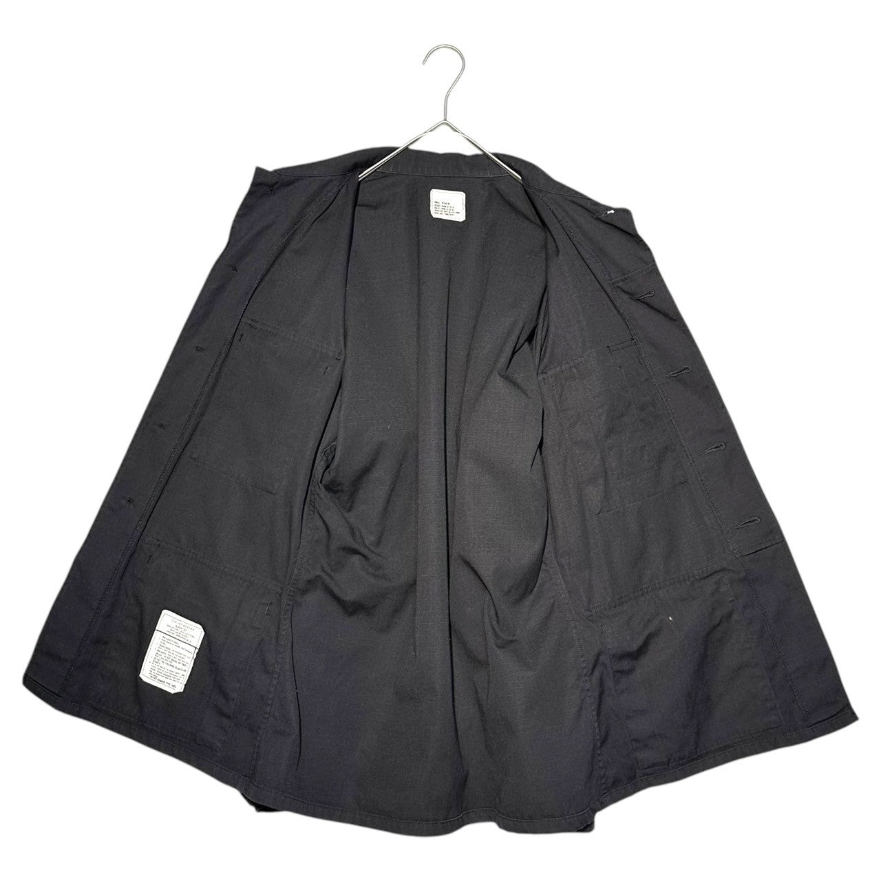 US ARMY(アメリカ軍) 90's BDU JACKET ミリタリー フィールド ジャケット 8415-01-422-1990 SMALL-REGULAR ブラック 90年代 97年製 ヴィンテージ 古着