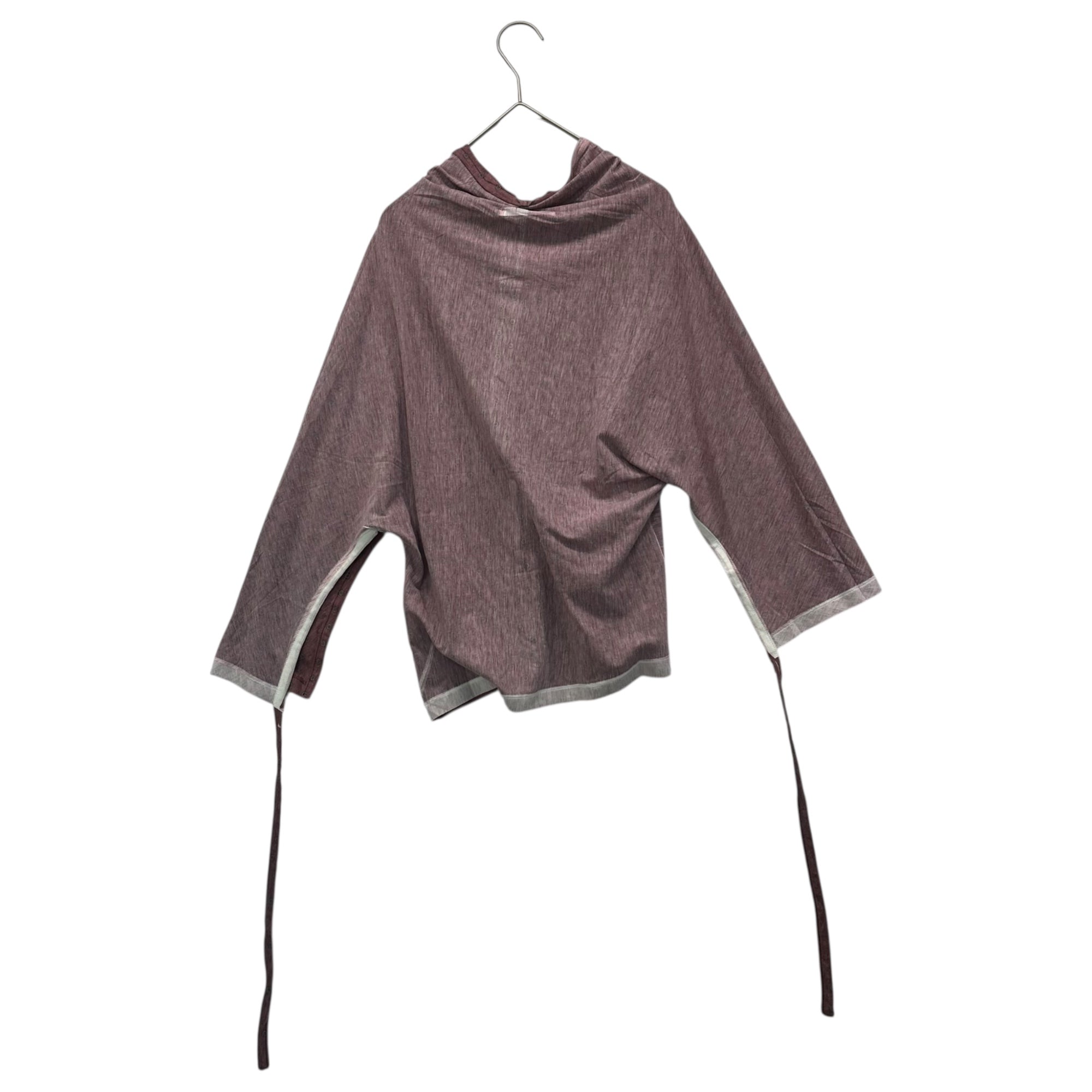 Y's(ワイズ) Inside-Out Komon L/S Cardigan インサイドアウト 小紋柄 長袖 カーディガン YX-T56-972 3(L) パープル