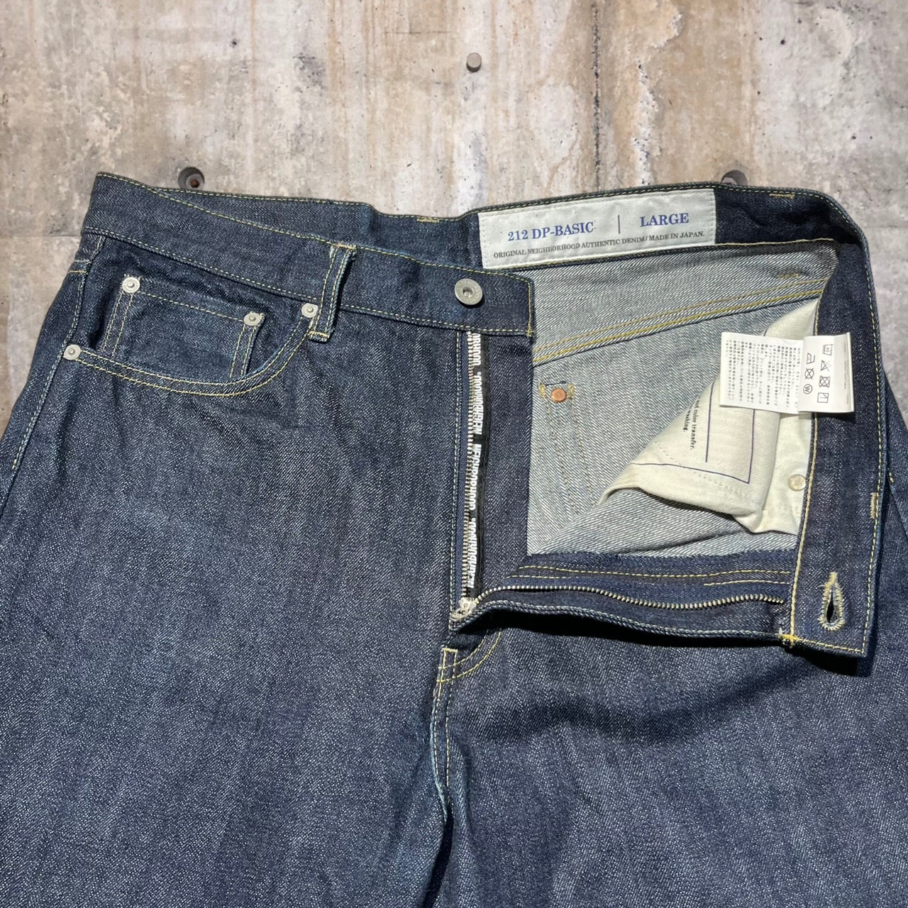 NEIGHBORHOOD(ネイバーフッド) 21AW RIGID . DP BASIC/ストレートデニムパンツ 212XBNH-PTM01 L ネイビー