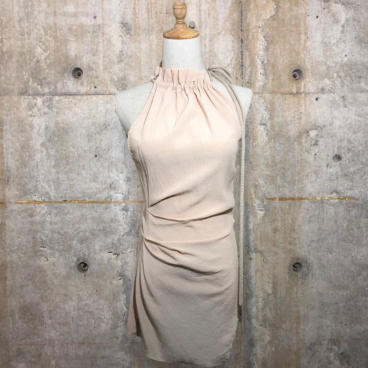 Acne Studios(アクネストゥディオズ) プリーツノースリーブブラウス 34(Lサイズ程度) ピンク