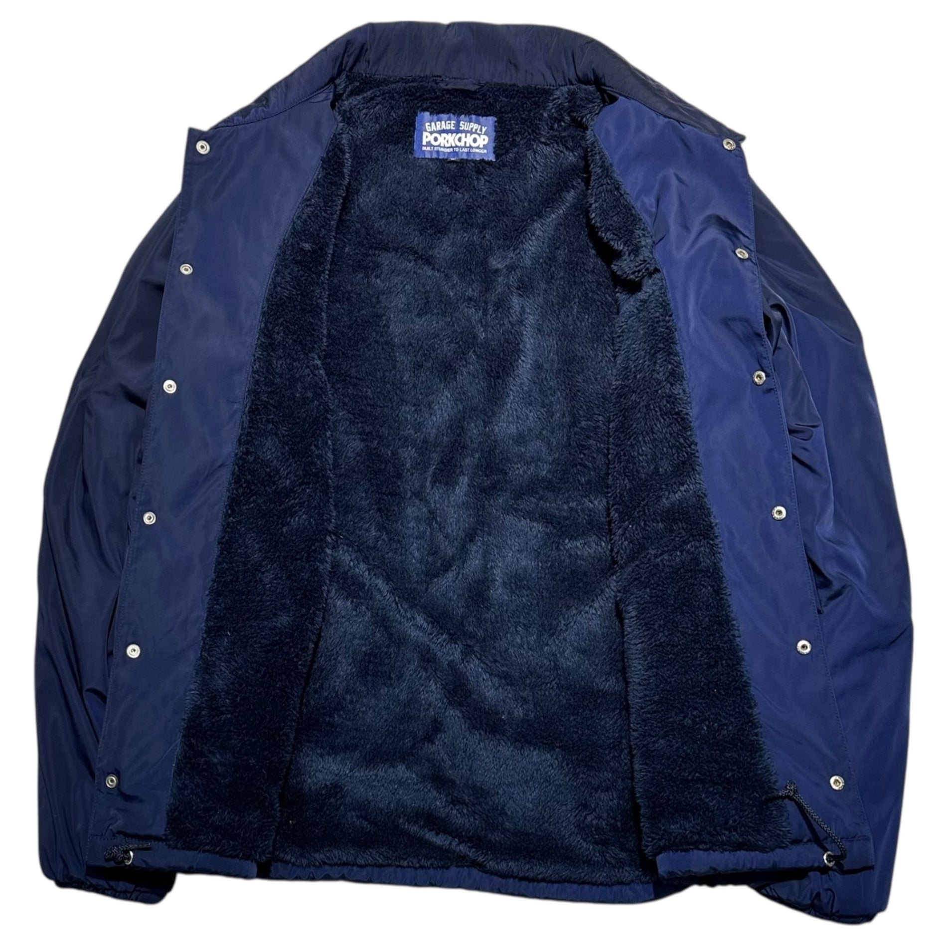 PORKCHOP GARAGE SUPPLY(ポークチョップ ガレージ サプライ) ORIGINAL BOA COACH JACKET オリジナル ボア コーチ ジャケット L ネイビー