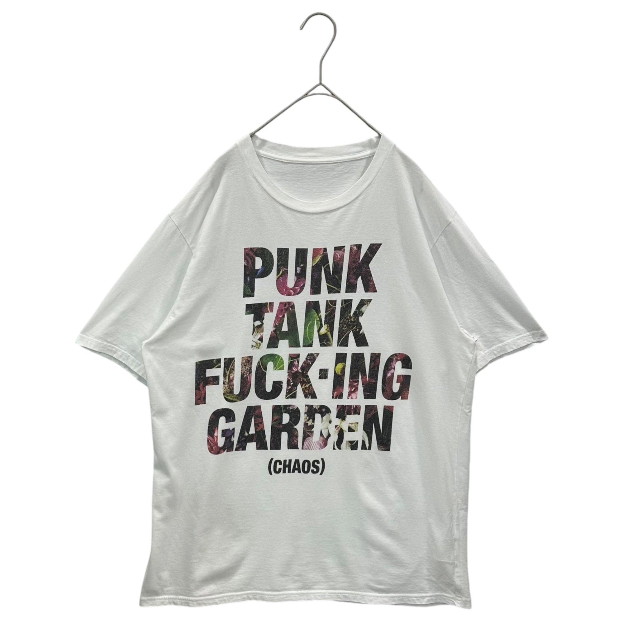 THE PARK・ING GINZA(ザパーキングギンザ) PUNK TANK FUCK-ING GARDEN TEE 半袖 Tシャツ PRM-4630-B L ホワイト