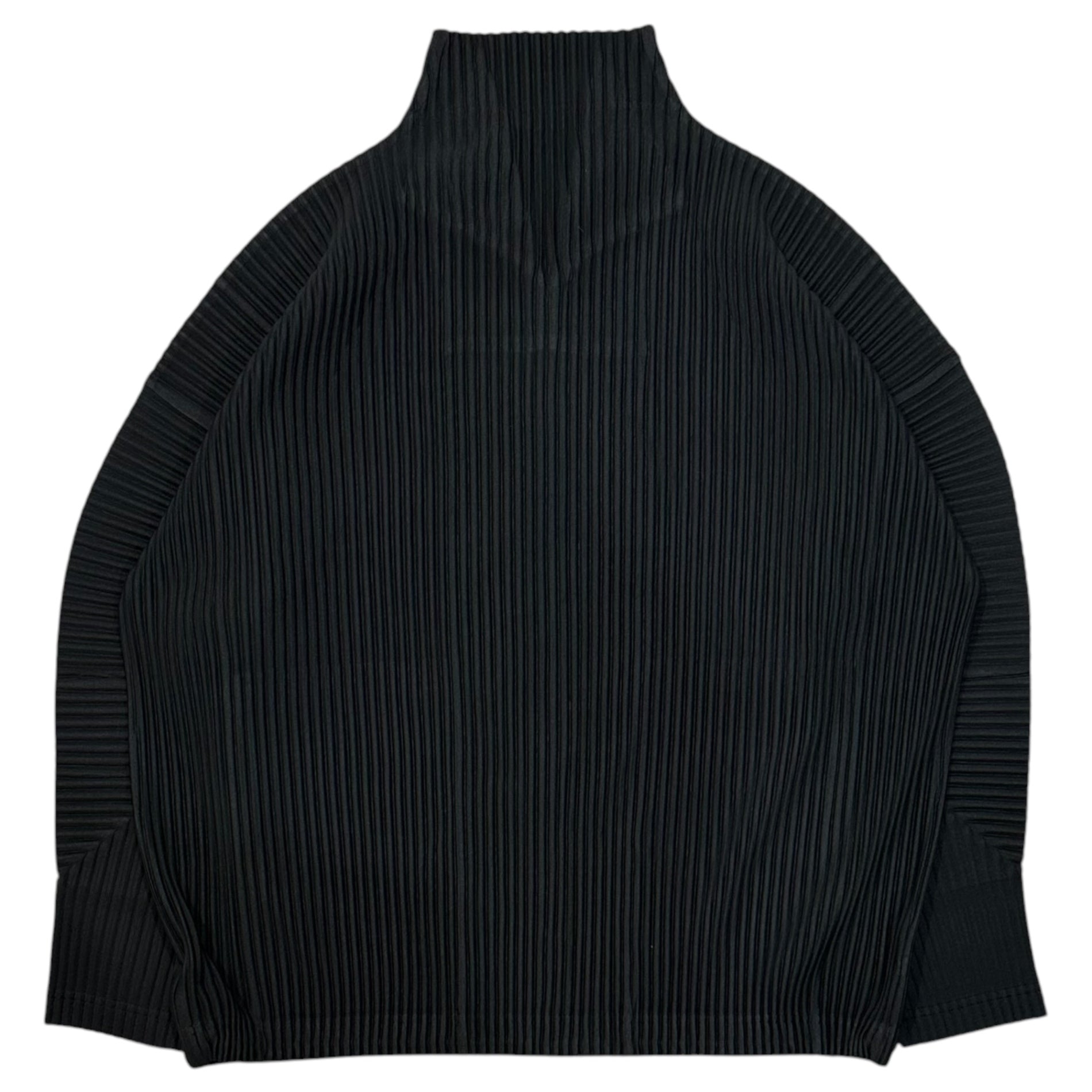 HOMME PLISSE ISSEY MIYAKE(オムプリッセイッセイミヤケ) 2025AW MONTHLY COLORS : AUGUST プリーツ ジップ アップ ジャケット HP53JL081 2 ブラック