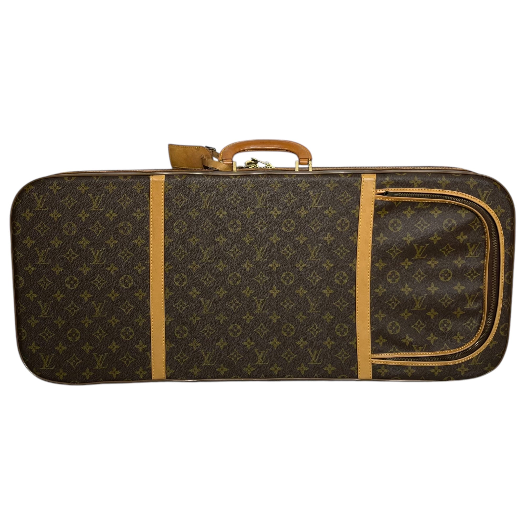 LOUIS VUITTON(ルイヴィトン) Vintage Valise Tennis Bag Trunk Case Interior ヴィンテージ ヴァリズ バリズ テニス バッグ キャリーケース インテリア ブラウン ヴィンテージ品の為、型番・製造番号無し