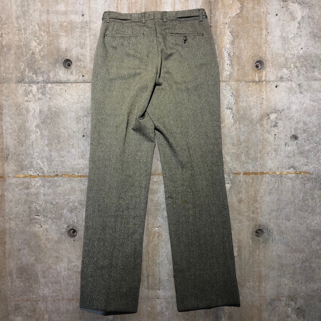 GUCCI(グッチ) 90'sウールトラウザーパンツ 46(Mサイズ程度) グレー