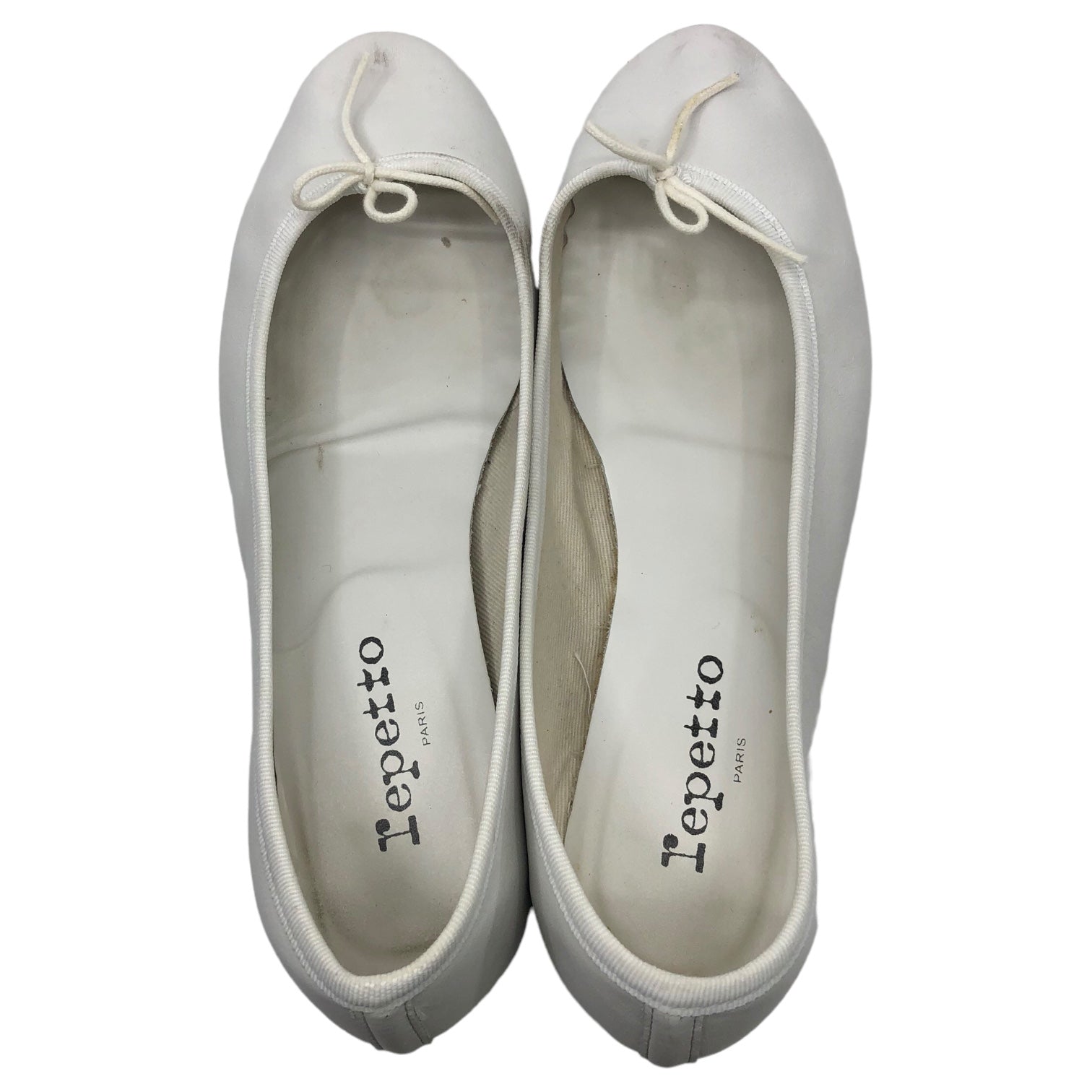 Repetto(レペット) CAMILLE Noir カミーユ ノアール ヒール バレーシューズ VX511VE 40(25cm程度) ホワイト パンプス