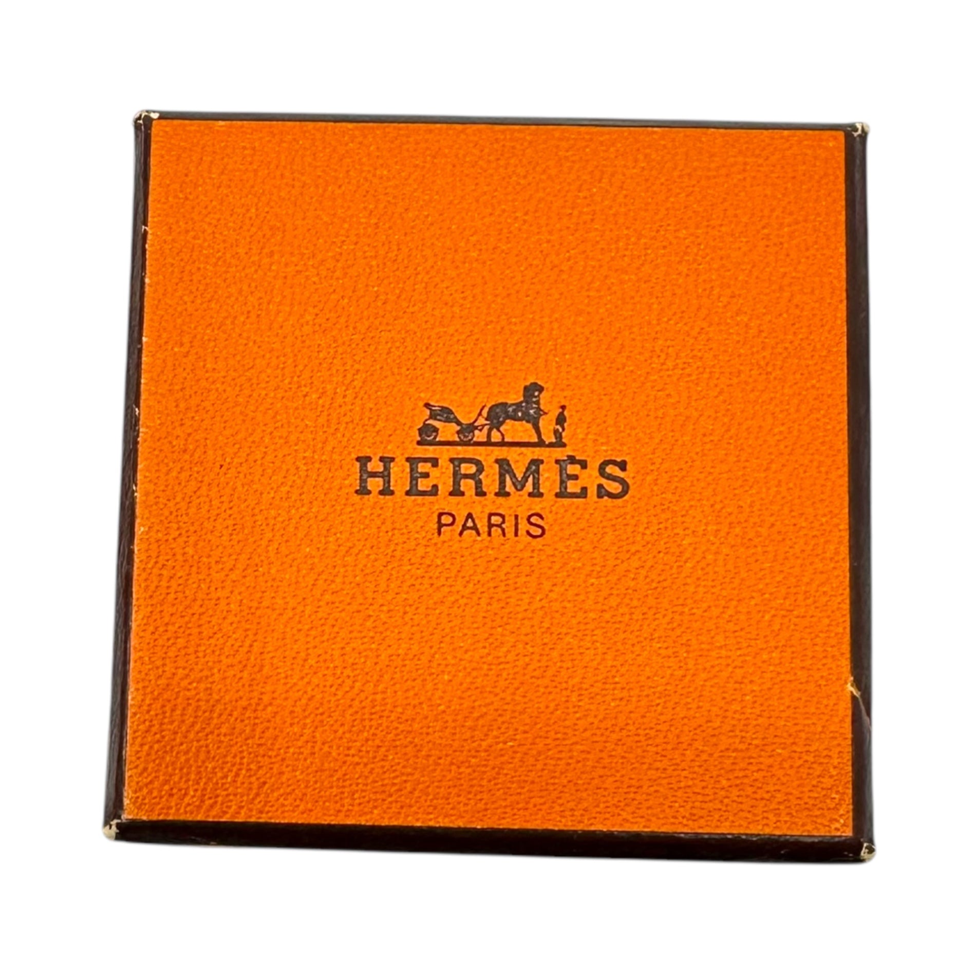 HERMES(エルメス) Eclipse Pierced Earrings エクリプス ピアス 両耳 シルバー×ホワイト 箱付