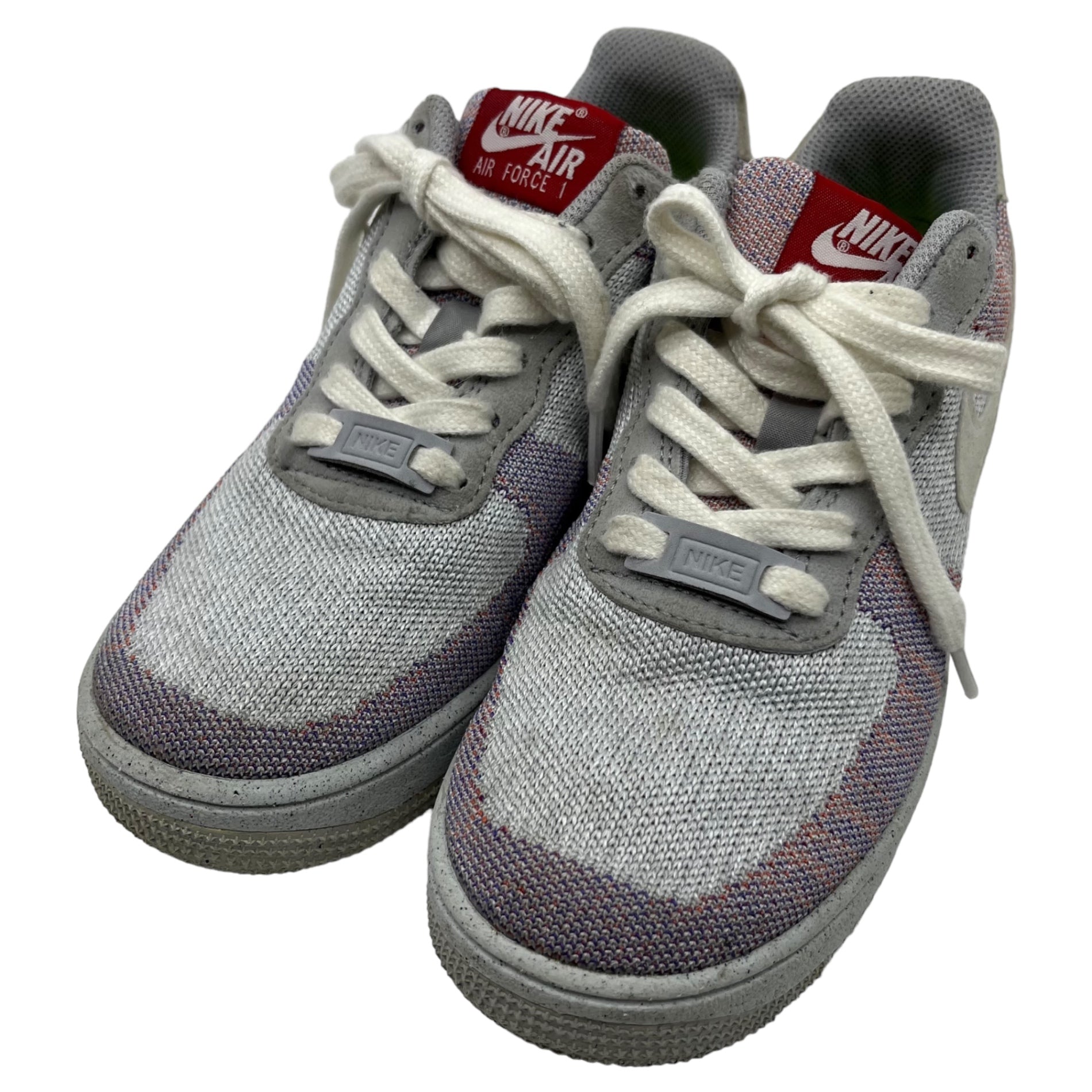 NIKE(ナイキ) Air Force 1 Crater Low White Sail Grey (GS) エアフォース1 ロー DH3375-002 22.5cm グレー ローカット スニーカー