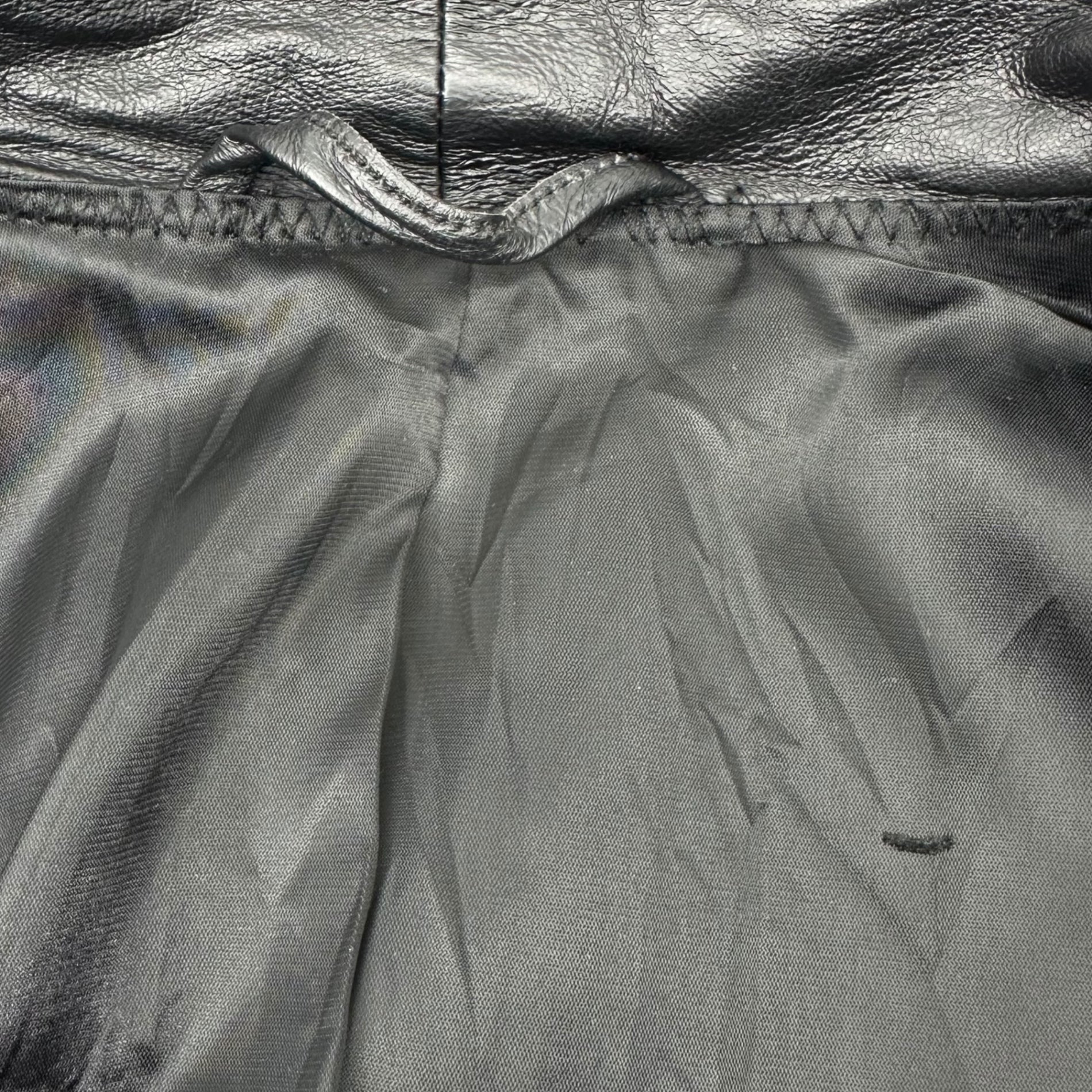 goa(ゴア) Deformed Gimmick Leather Double Riders Jacket 変易 ギミック ダブル ライダース ジャケット 35047084 1(S程度) ブラック Y2K 平成