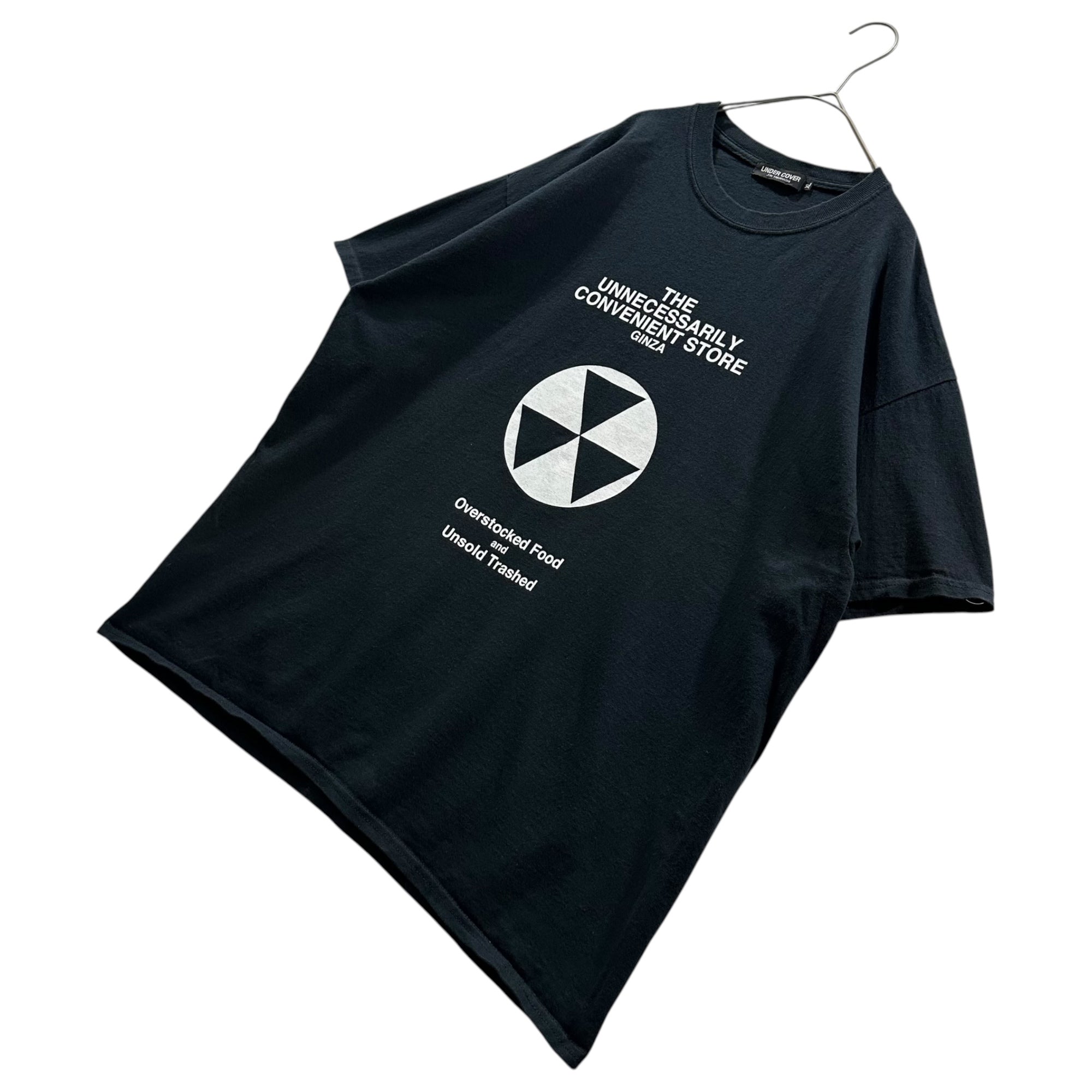 UNDERCOVER×THE CONVENI(アンダーカバー×ザコンビニ) MADSTORE OVERSTOCKED FOOD and UNSOLD TRASHED TEE マッドストア Tシャツ XL ブラック コラボ
