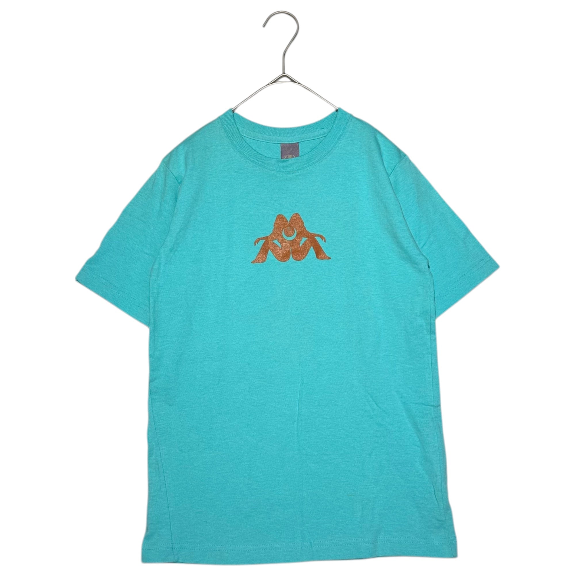 STUSSY(ステューシー) 90's Homage logo mini T-shirt オマージュ ロゴ ミニ Tシャツ S ブルー 90年代