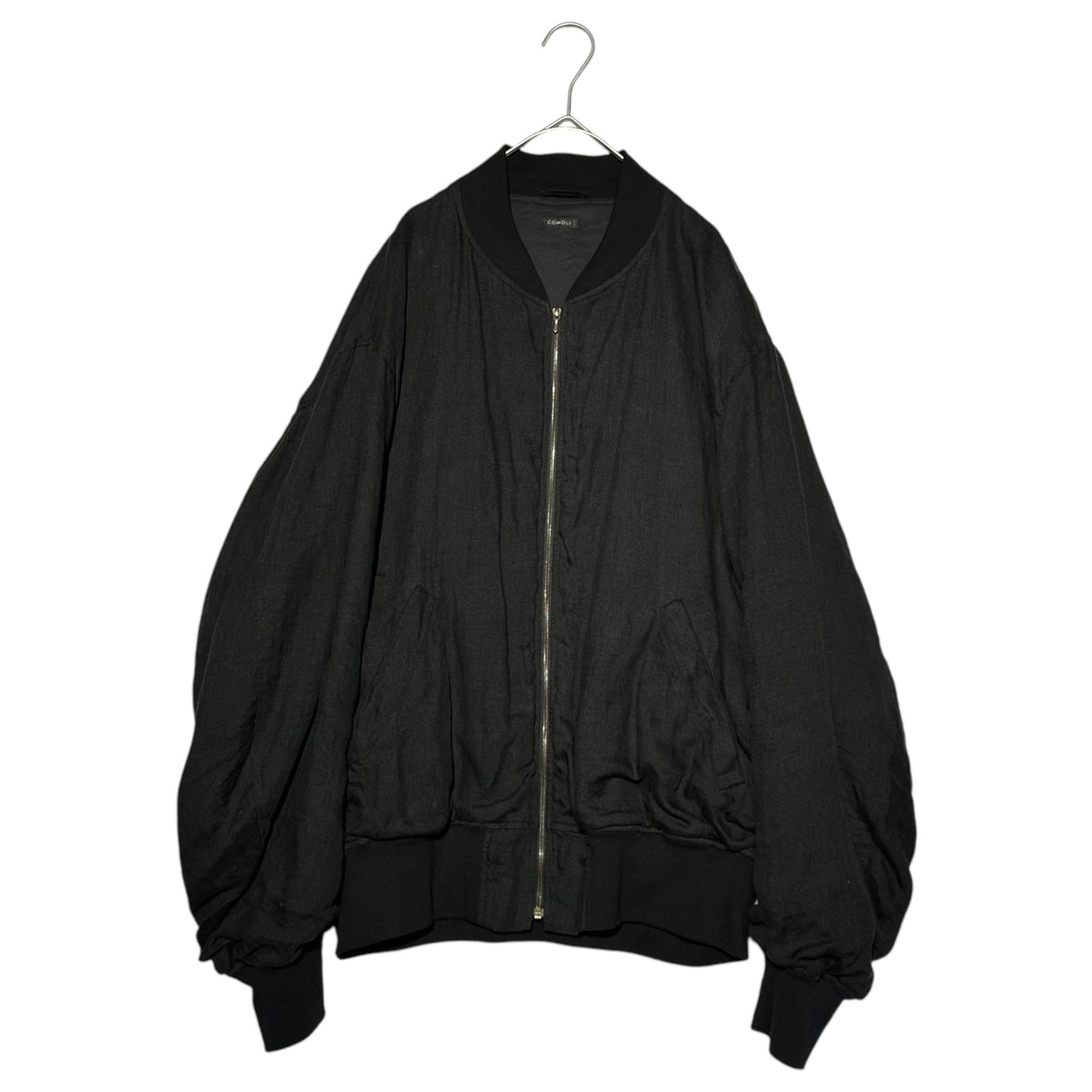 COMOLI(コモリ) Linen W Cloth Zip Blouson リネンW クロス ジップ 