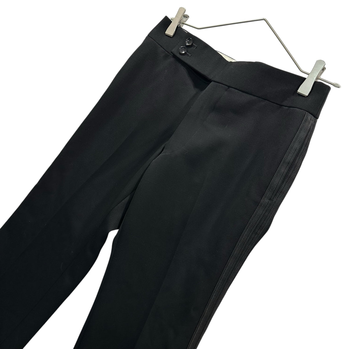 COMME des GARCONS(コムデギャルソン) 2004AW Side-Stripe Wool Slacks サイド ライン ウール スラックス GN-P031 S ブラック AD2004 00s アーカイブ