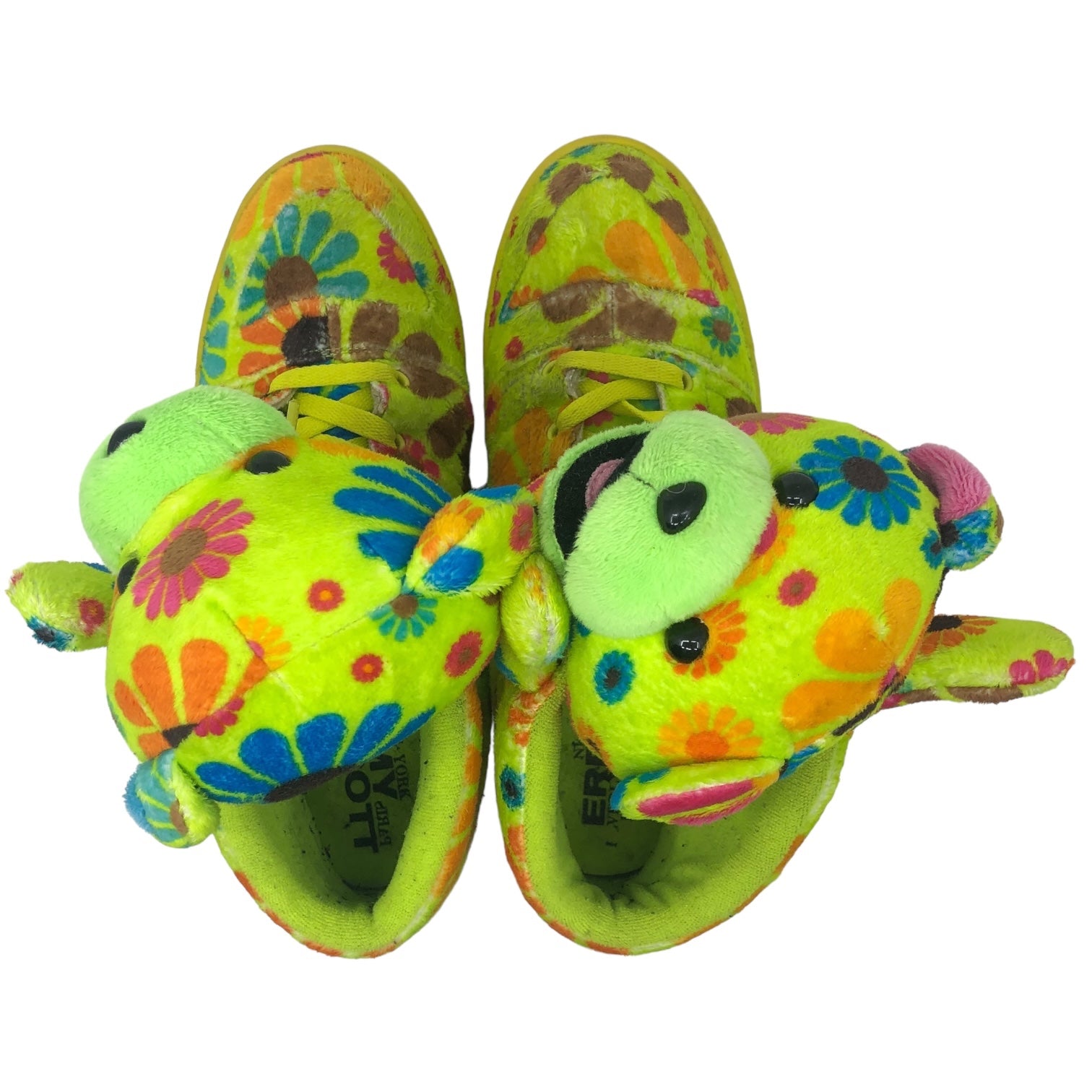 Jeremy Scott×adidas(ジェレミースコットアディダス) BEAR FLOWER POWER ベア フラワー パワー G61076 25.5cm ライトグリーン ハイカット スニーカー クマ