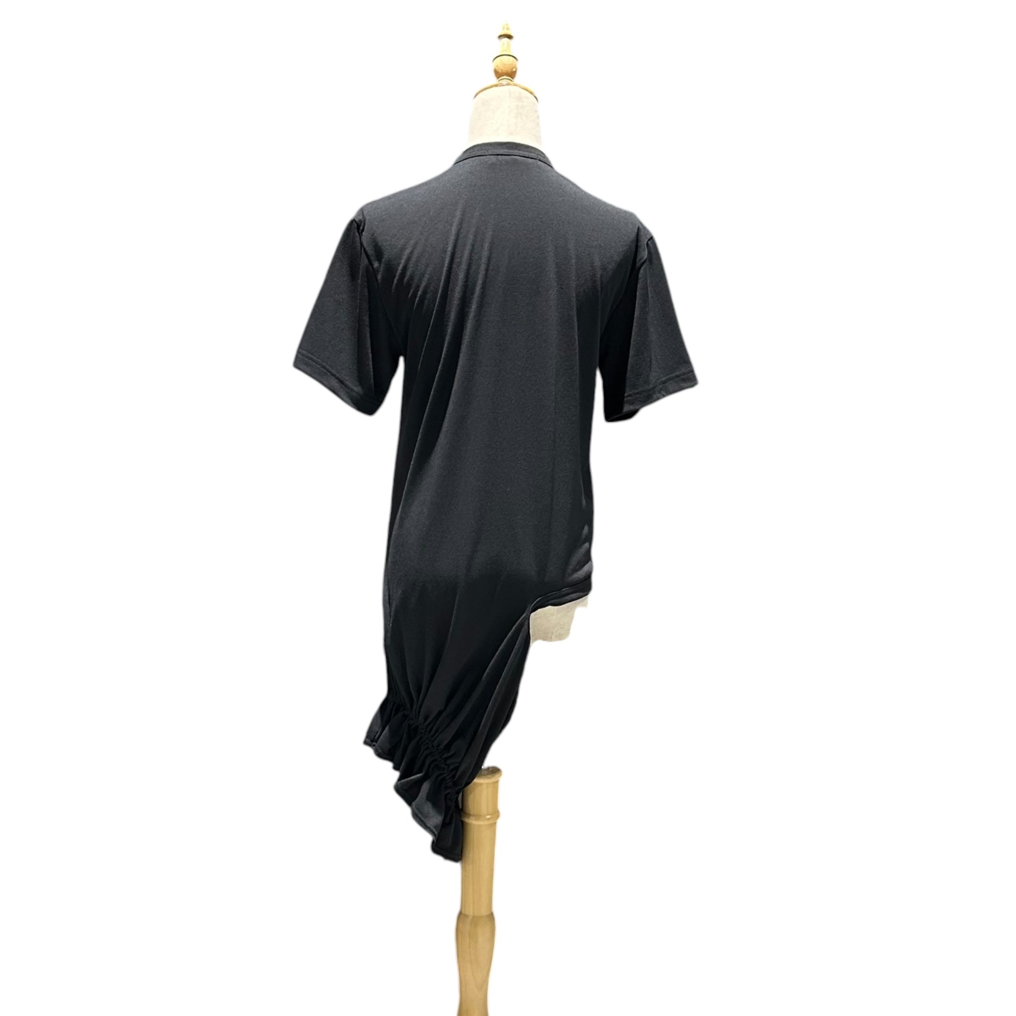 COMME des GARCONS(コムデギャルソン) 2026SS Esther Asymmetrical T-Shirt エステル アシンメトリー Tシャツ GQ-T027 S ブラック AD2025