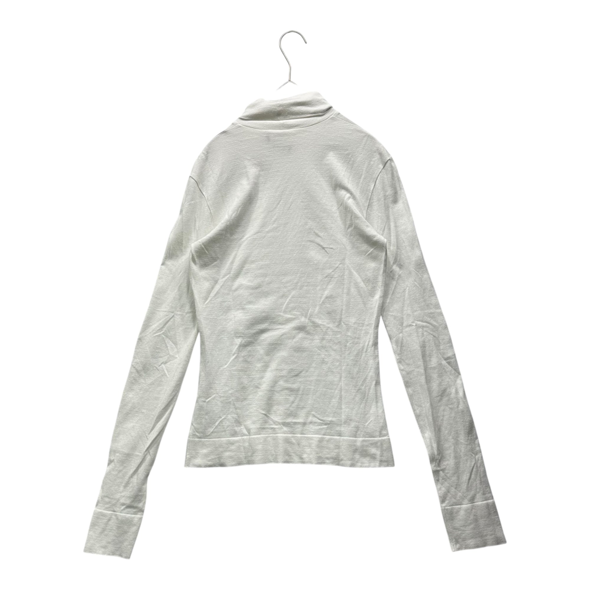 CALVIN KLEIN 205W39NYC(カルバンクライン) Turtleneck Cotton Knit Top タートルネック コットン カットソー 2053421 XS ホワイト