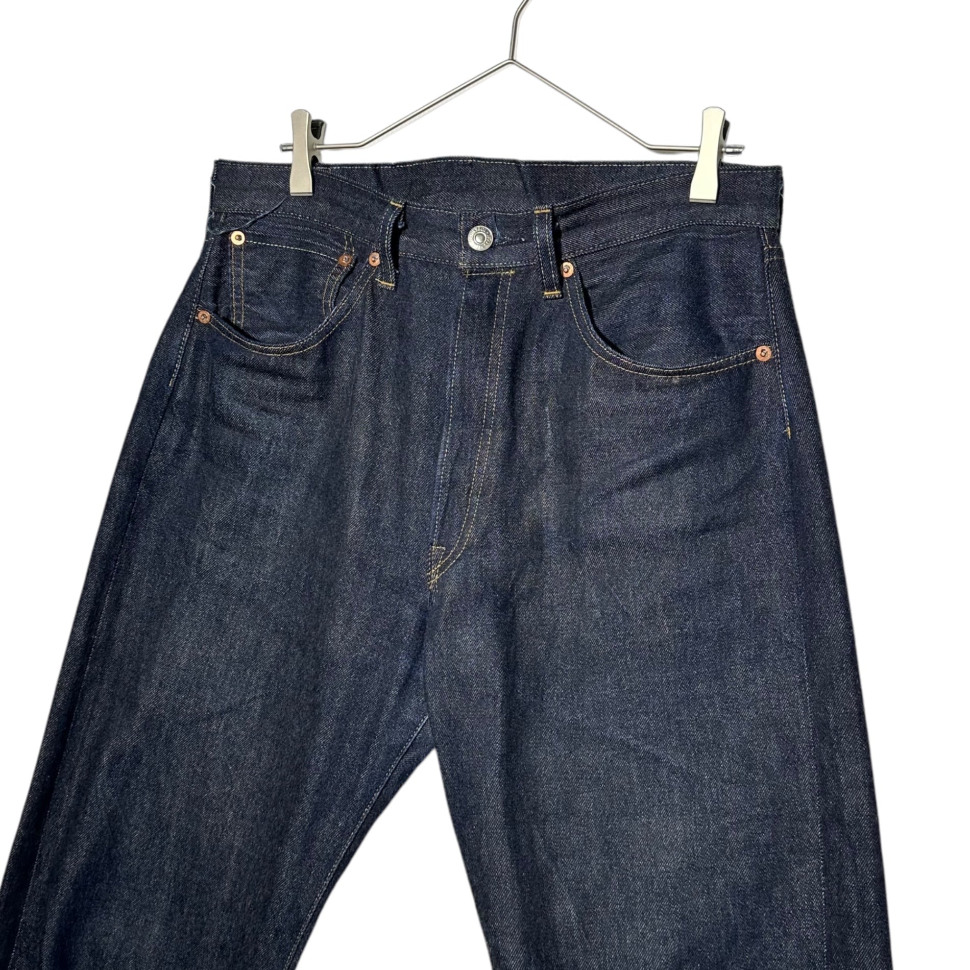 LEVI'S VINTAGE CLOTHING(リーバイスビンテージクロージング) 1955 501XX ORGANIC RIGID オーガニック コットン ストレート デニム パンツ 50155-0079 W34 L34 インディゴ