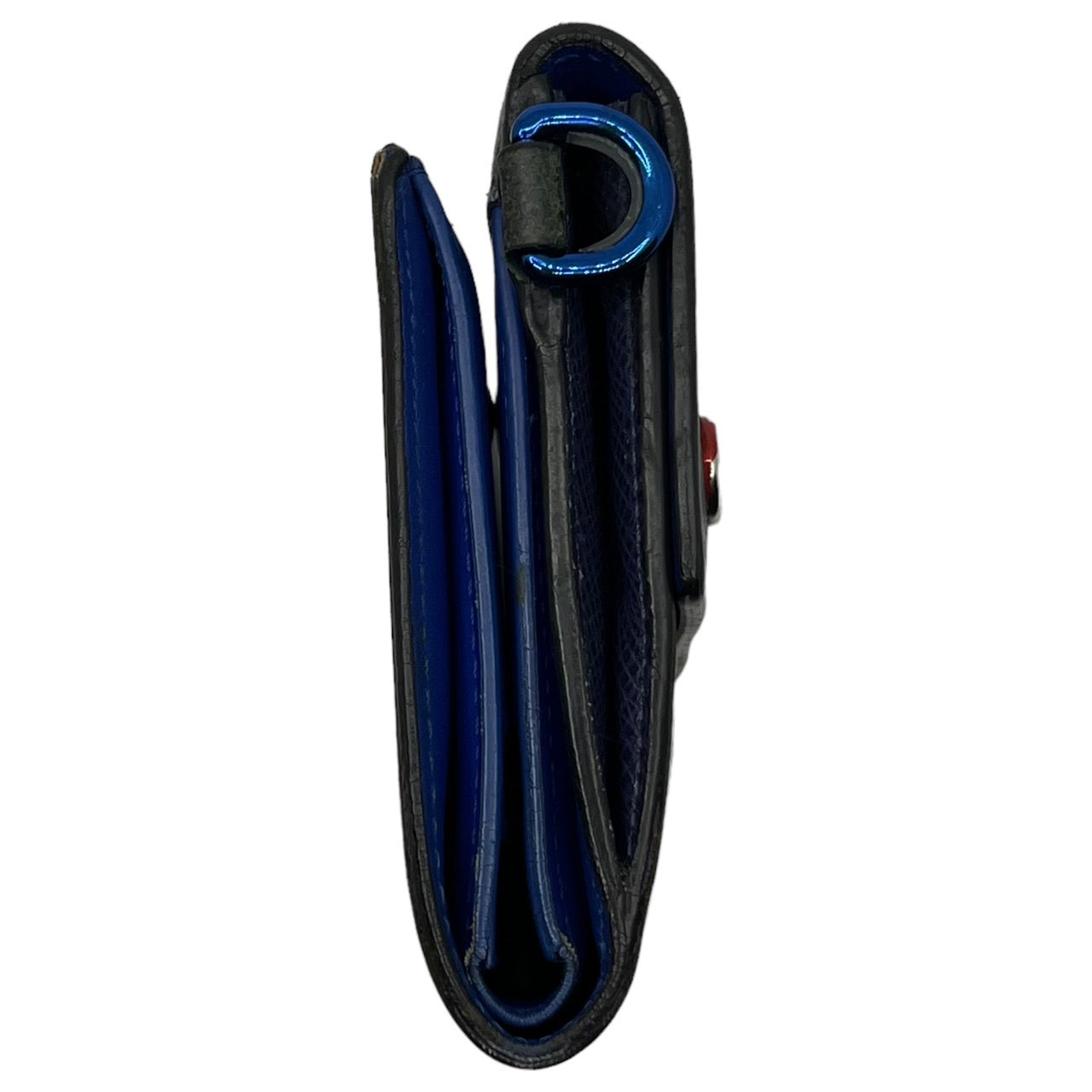 LOUIS VUITTON(ルイヴィトン) 18SS コンパクト・ウォレット by キムジョーンズ M63041/SN0148 ブラウン×ブルー