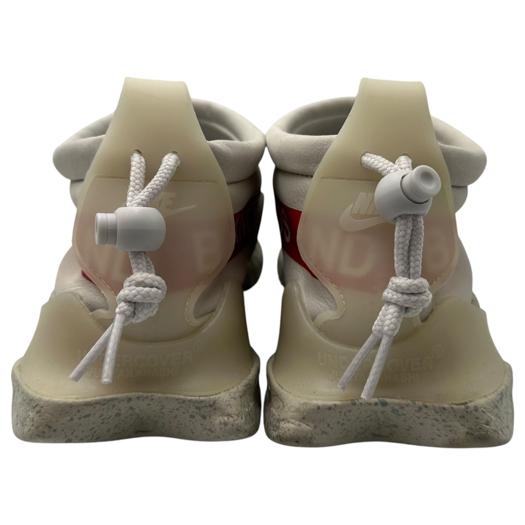 NIKE×UNDERCOVER(ナイキ×アンダーカバー) Moc Flow "Light Bone" モック フロー ライトボーン DV5593-001 26.5cm アイボリー×レッド スニーカー